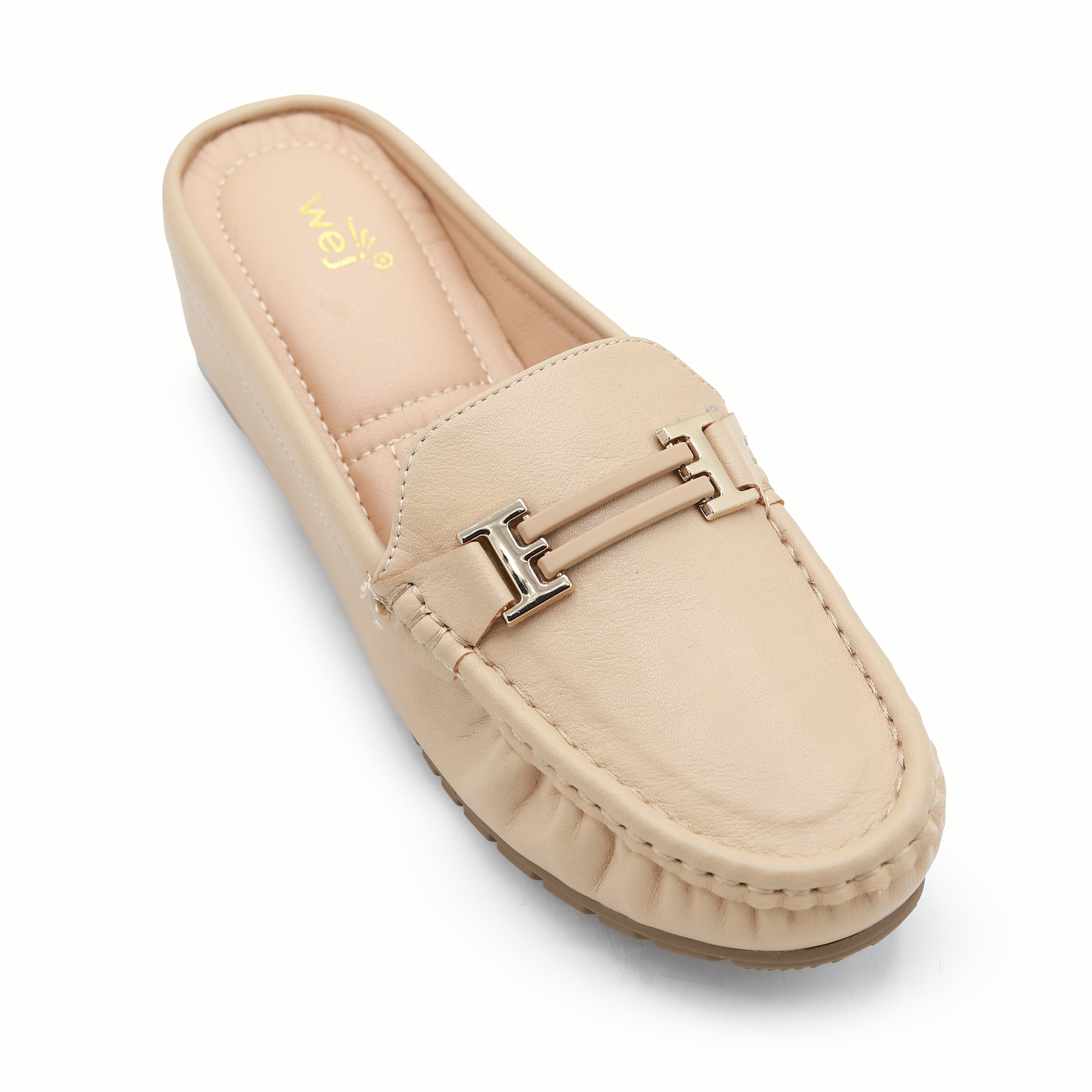 Chic Beige Loafer Mules 8007222 Beige