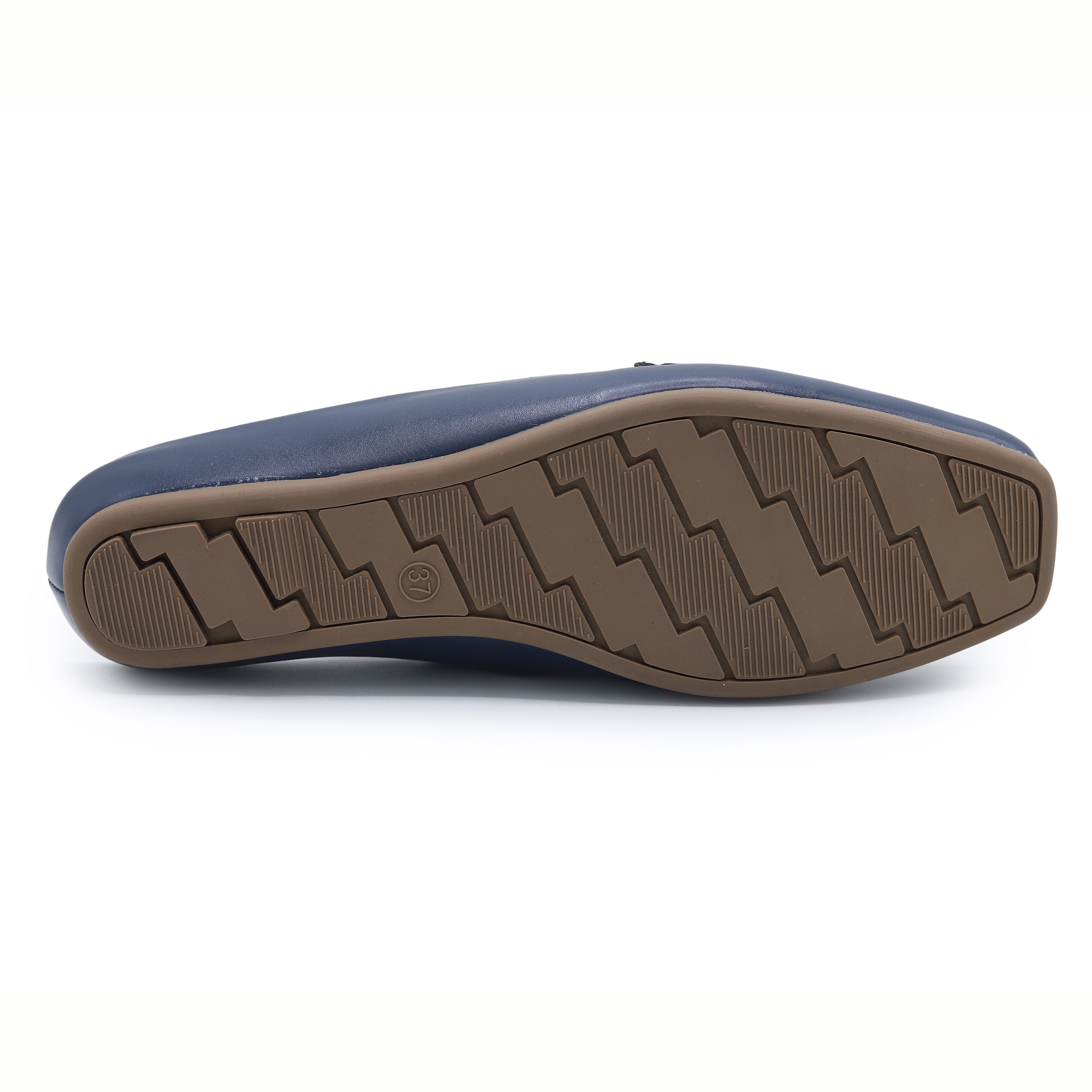 Navy Loafer Mules - 8004340