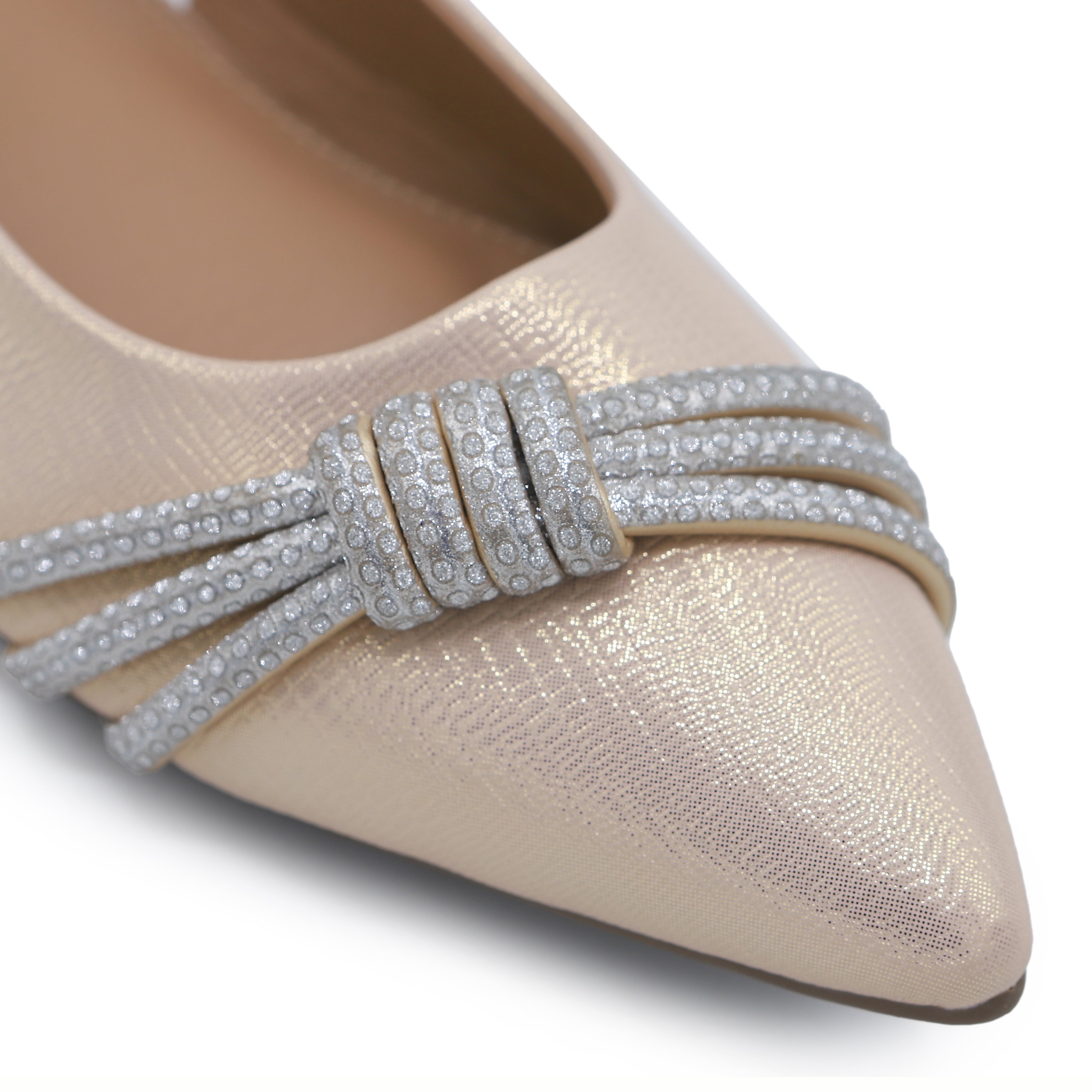 Gold Slingback Flats - 8007210