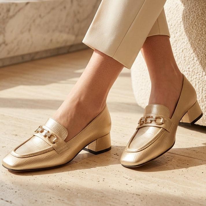 Loafer Heels 8108237 Gold