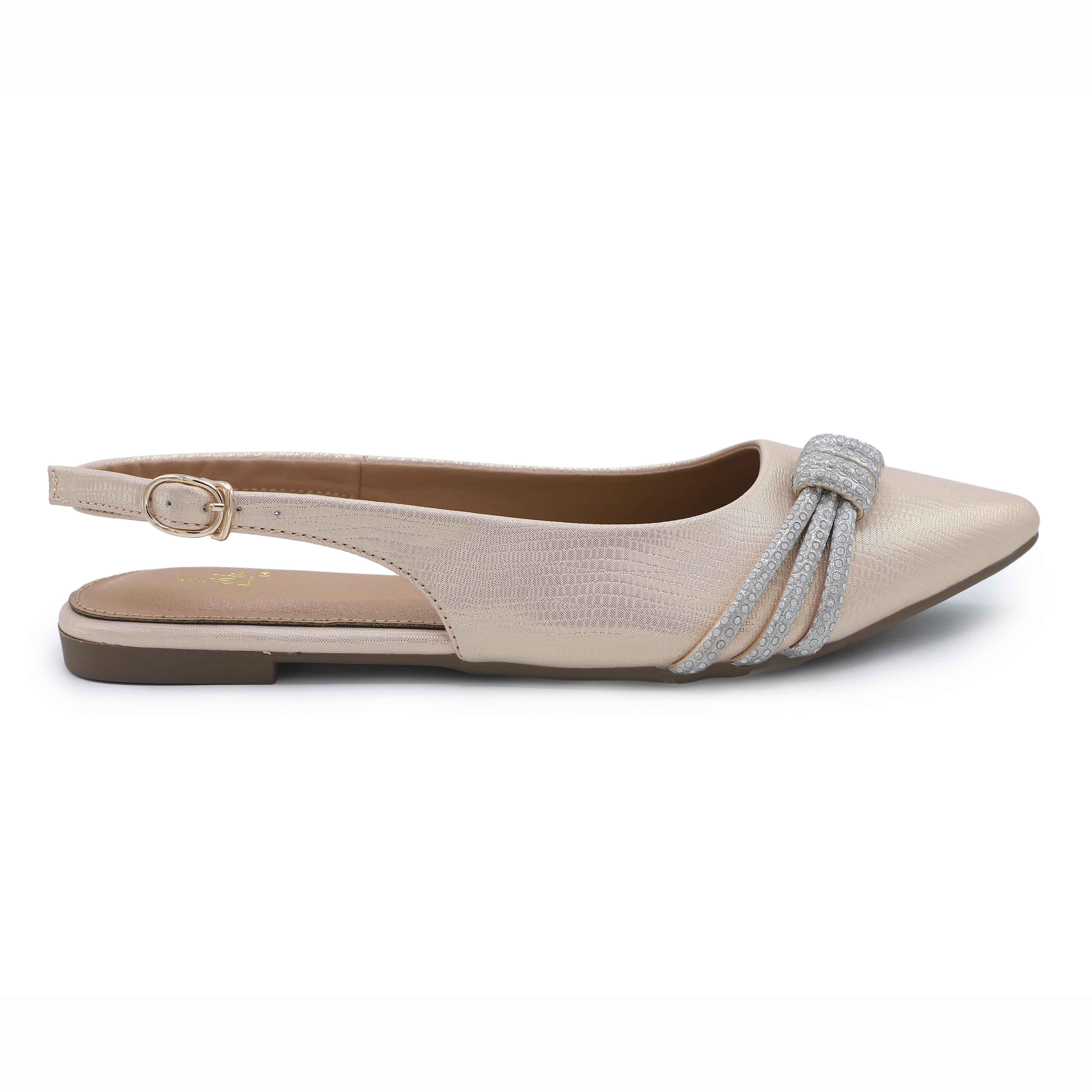 Gold Slingback Flats - 8007210