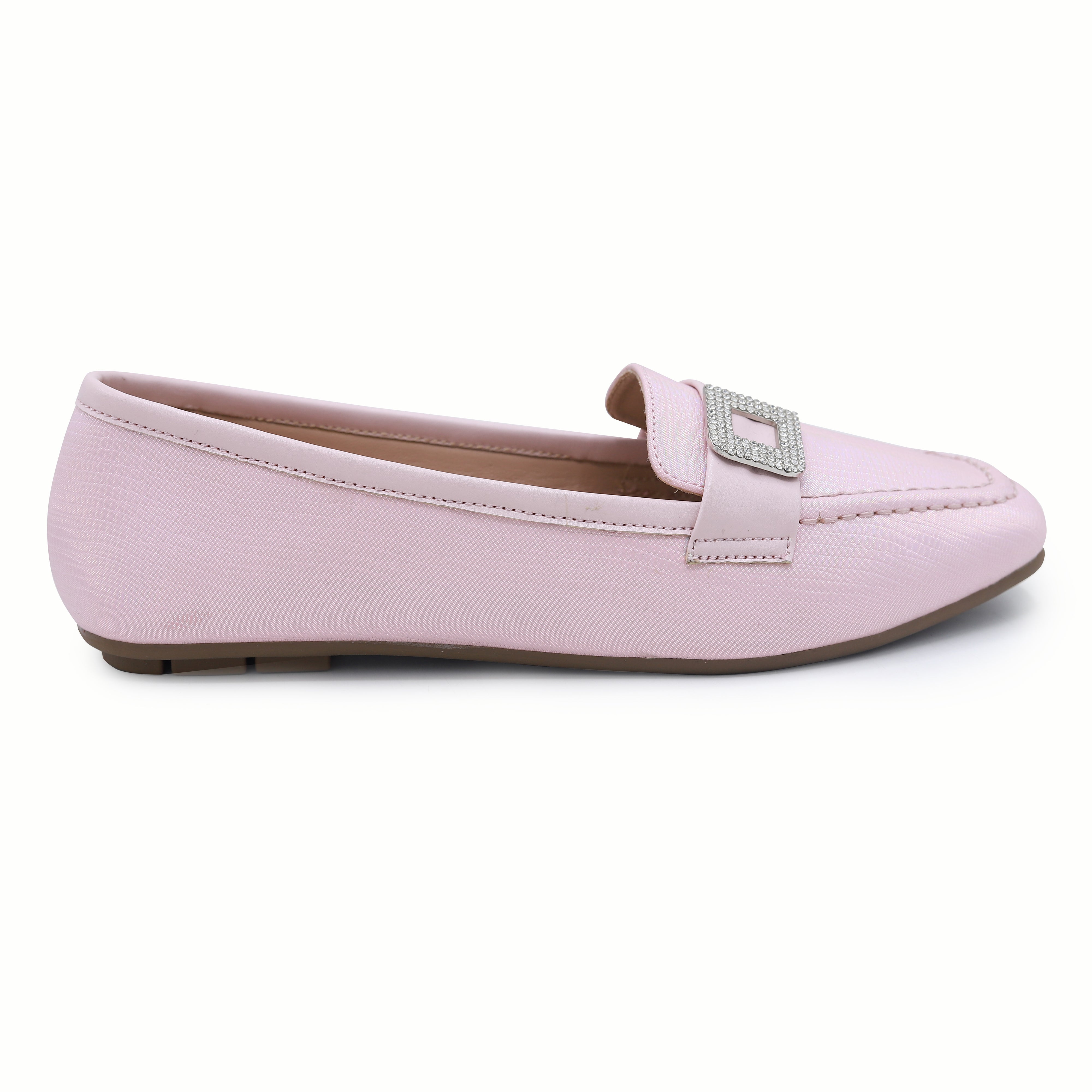 Pink Ladies Moccasin Shoes - 8004414