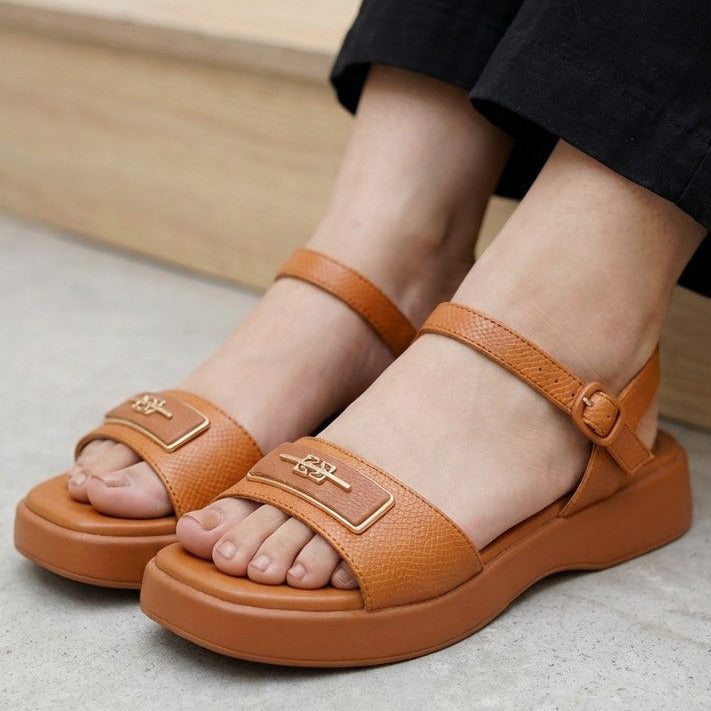 Platform Sandals 8002322 Tan