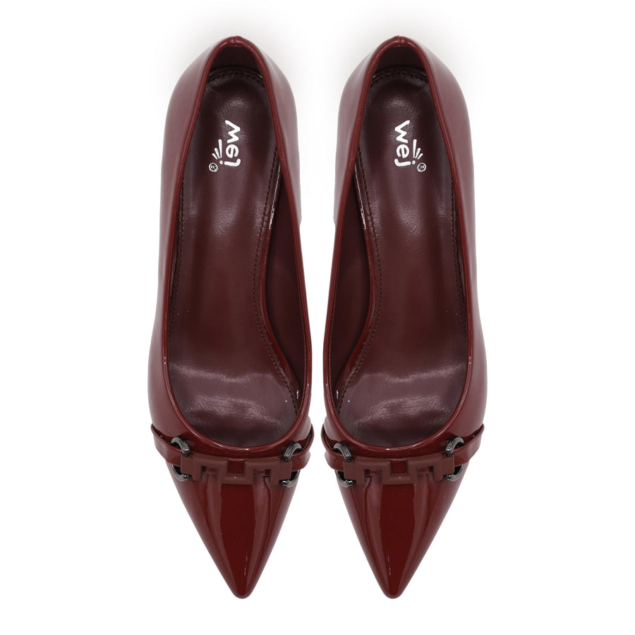 Court Pumps 8108267 Maroon 5cm