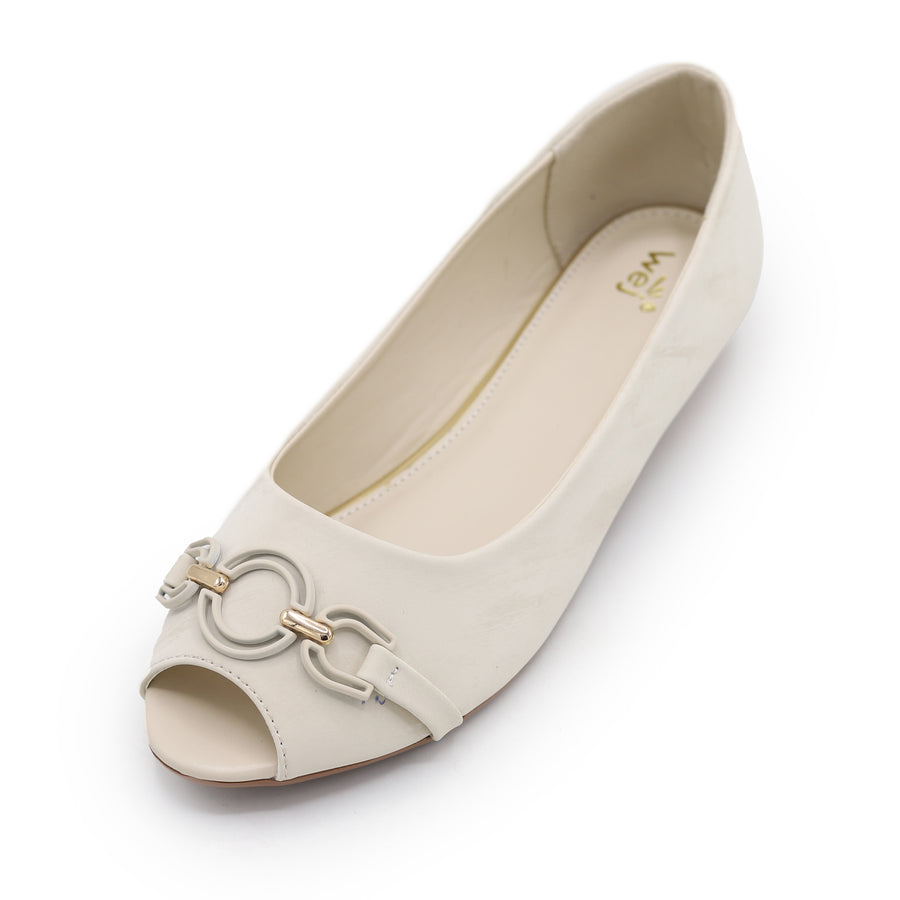 Peep-Toe Wedge 8007247 Fawn