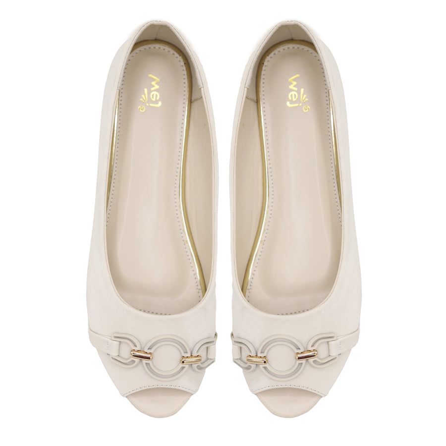 Peep-Toe Wedge 8007247 Fawn