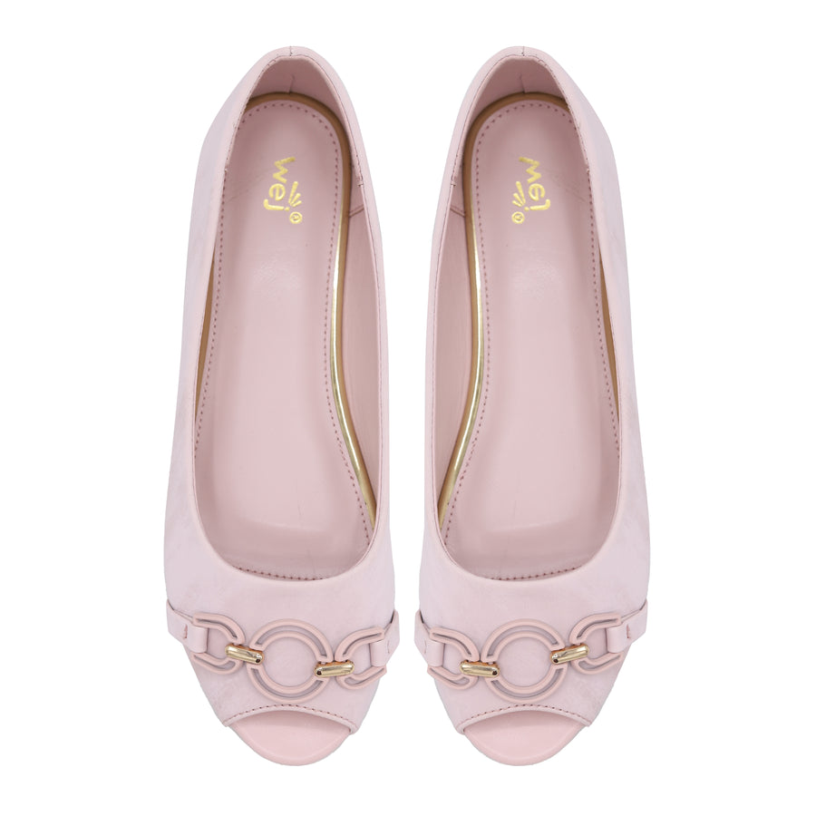 Peep-Toe Wedge 8007247 Pink