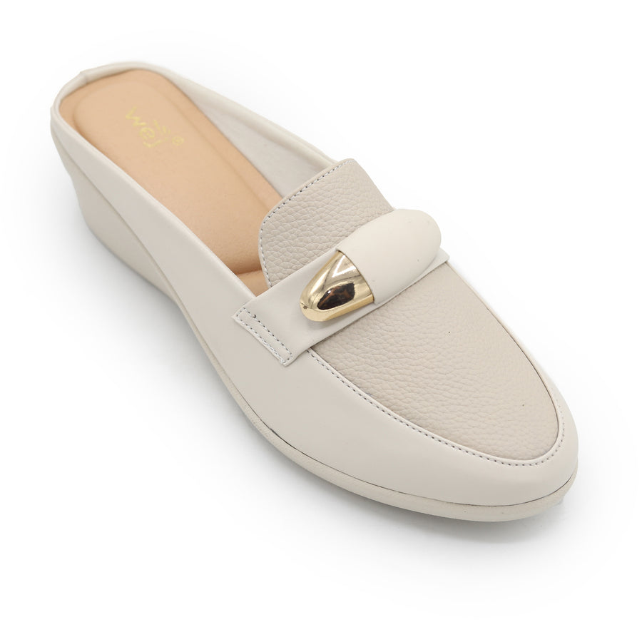Wedge Mules 8007262 Fawn