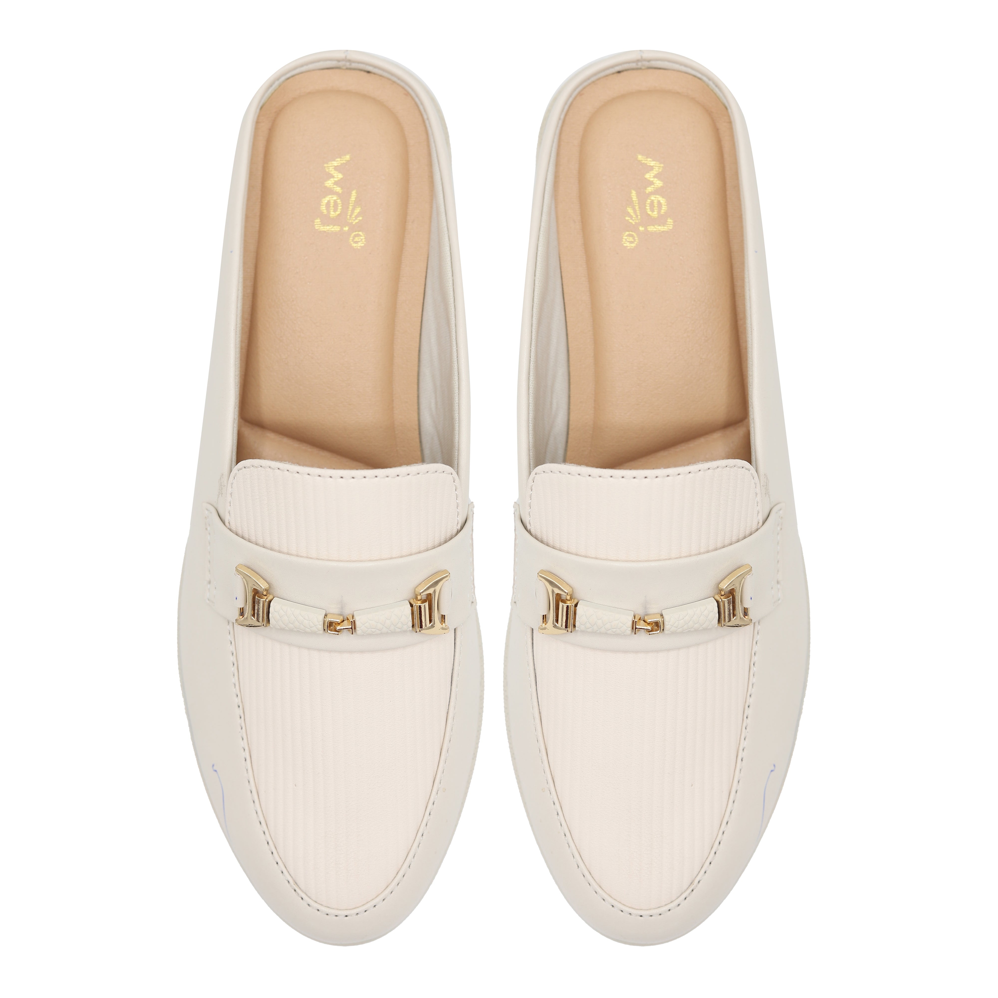 Wedge Mules 8007264 Fawn