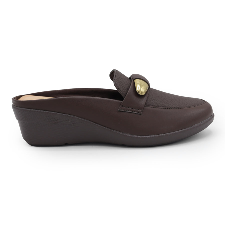 Wedge Mules 8007262 Coffee