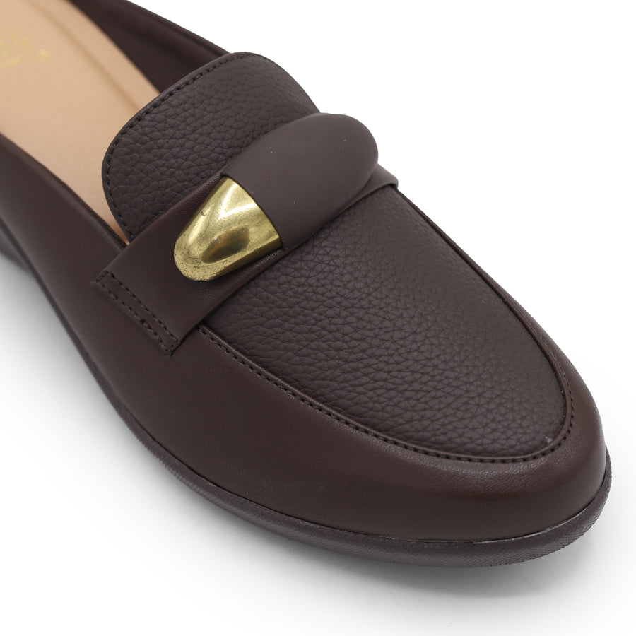 Wedge Mules 8007262 Coffee