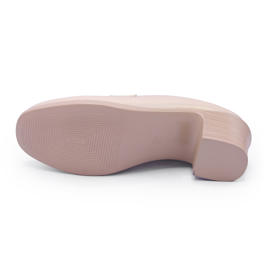Block Heel Mules 8007278 Beige