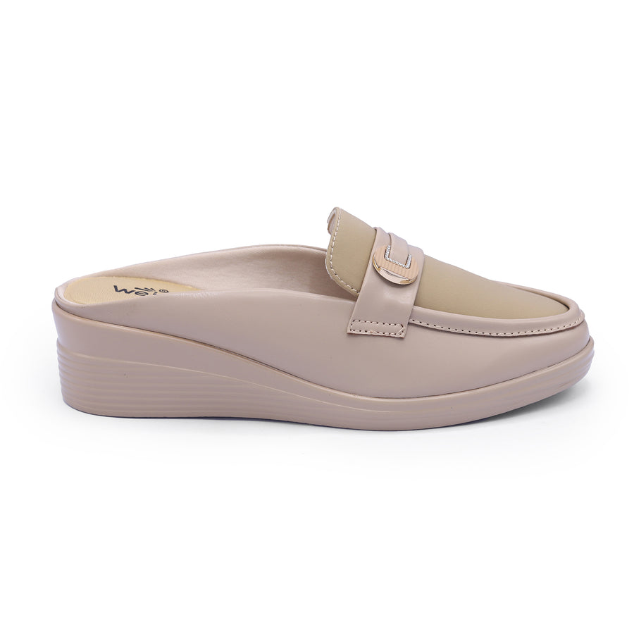 Wedge Mules 8007272 Beige