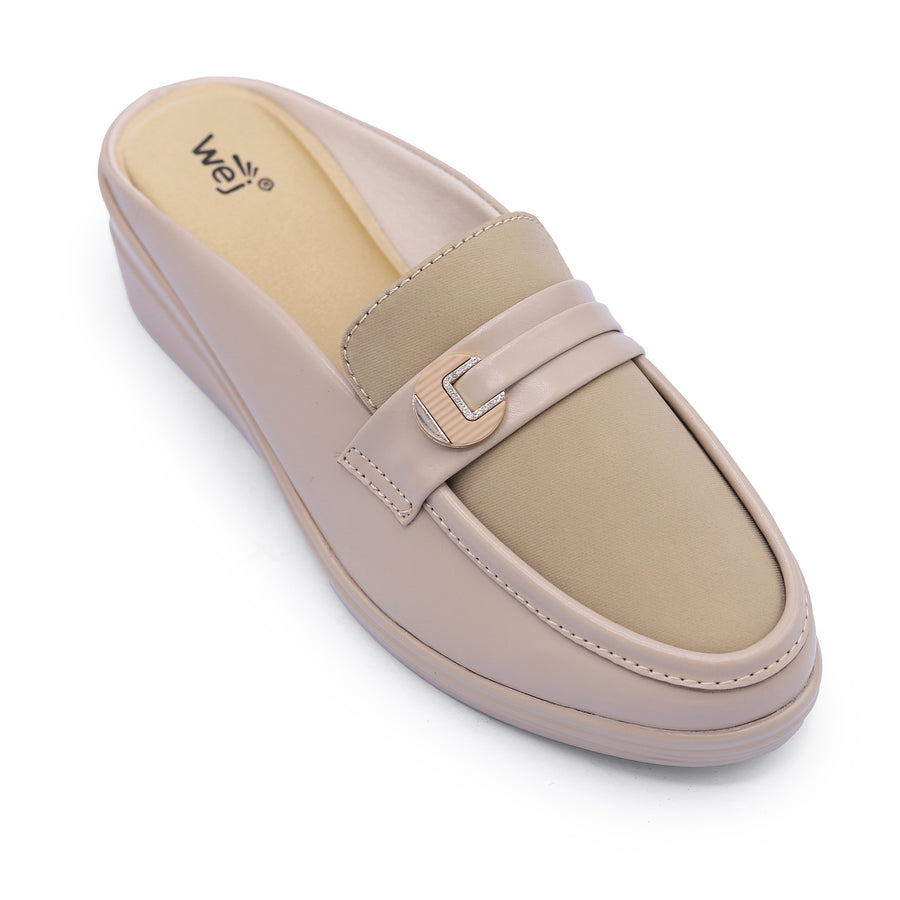 Wedge Mules 8007272 Beige