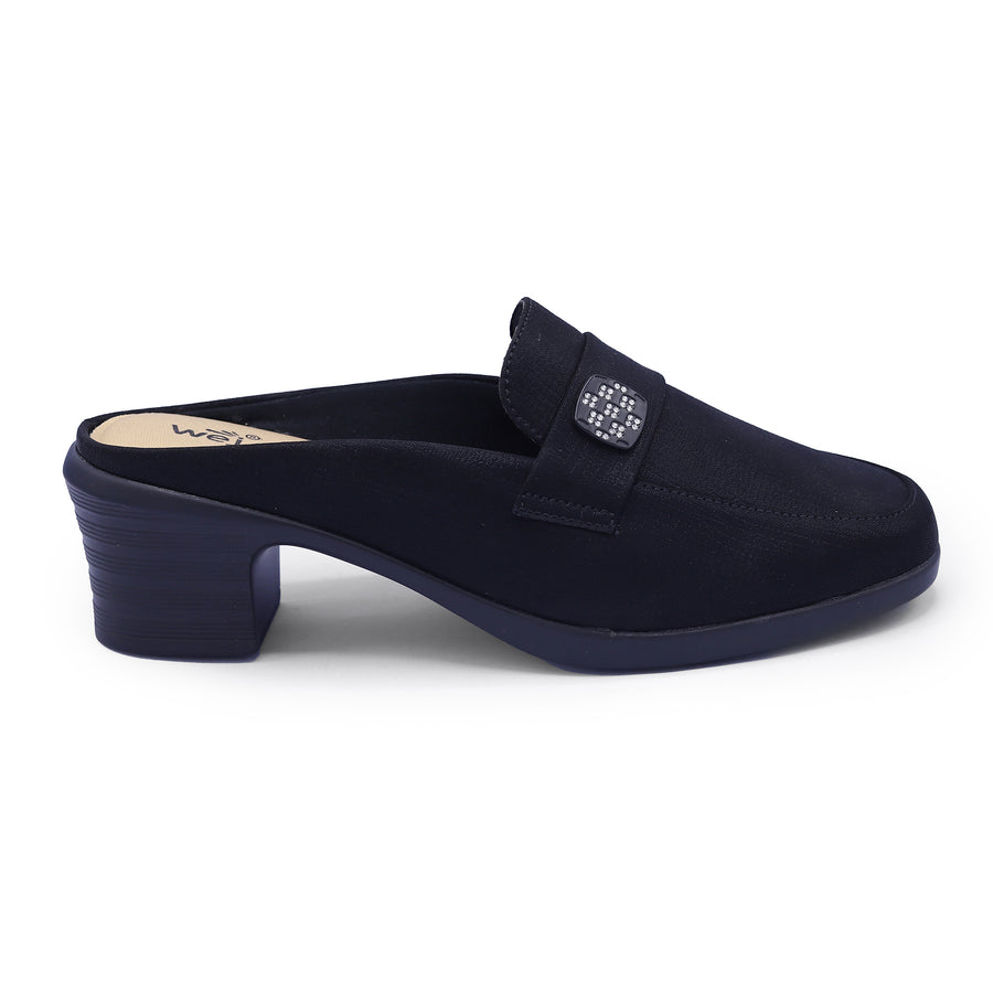 Block Heel Mules 8007278 Black