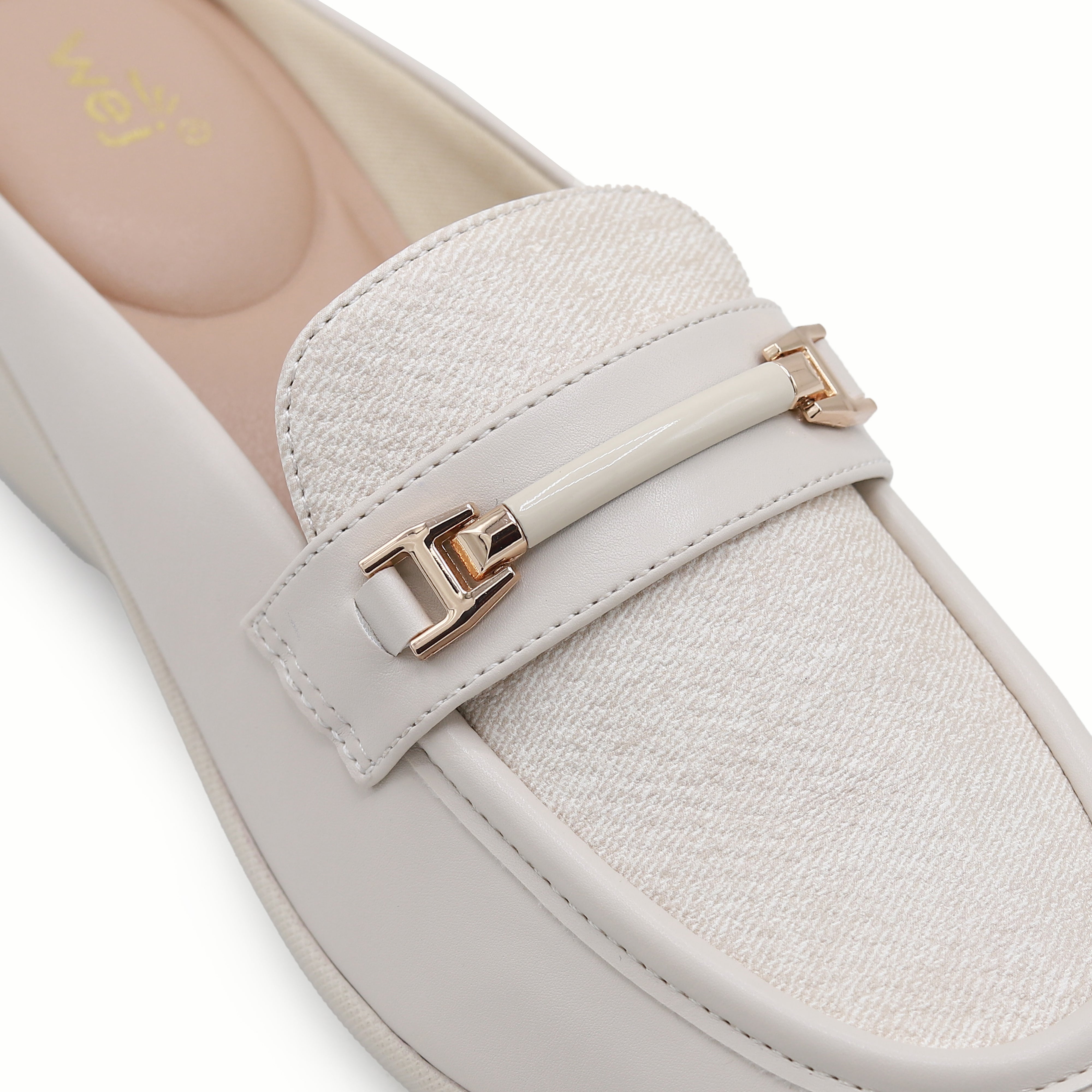 Fawn Wedge Loafer Mules - 8007235