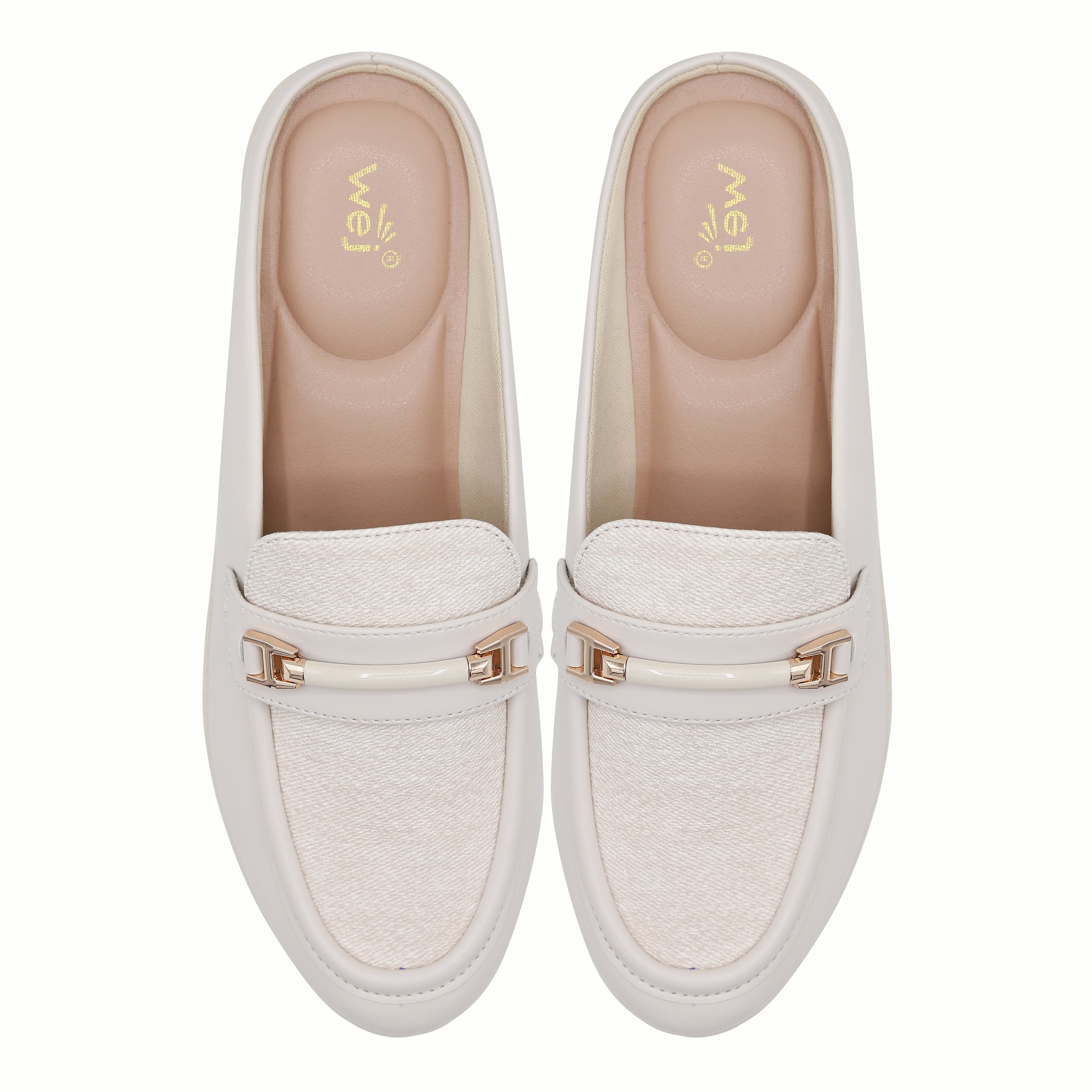 Fawn Wedge Loafer Mules - 8007235