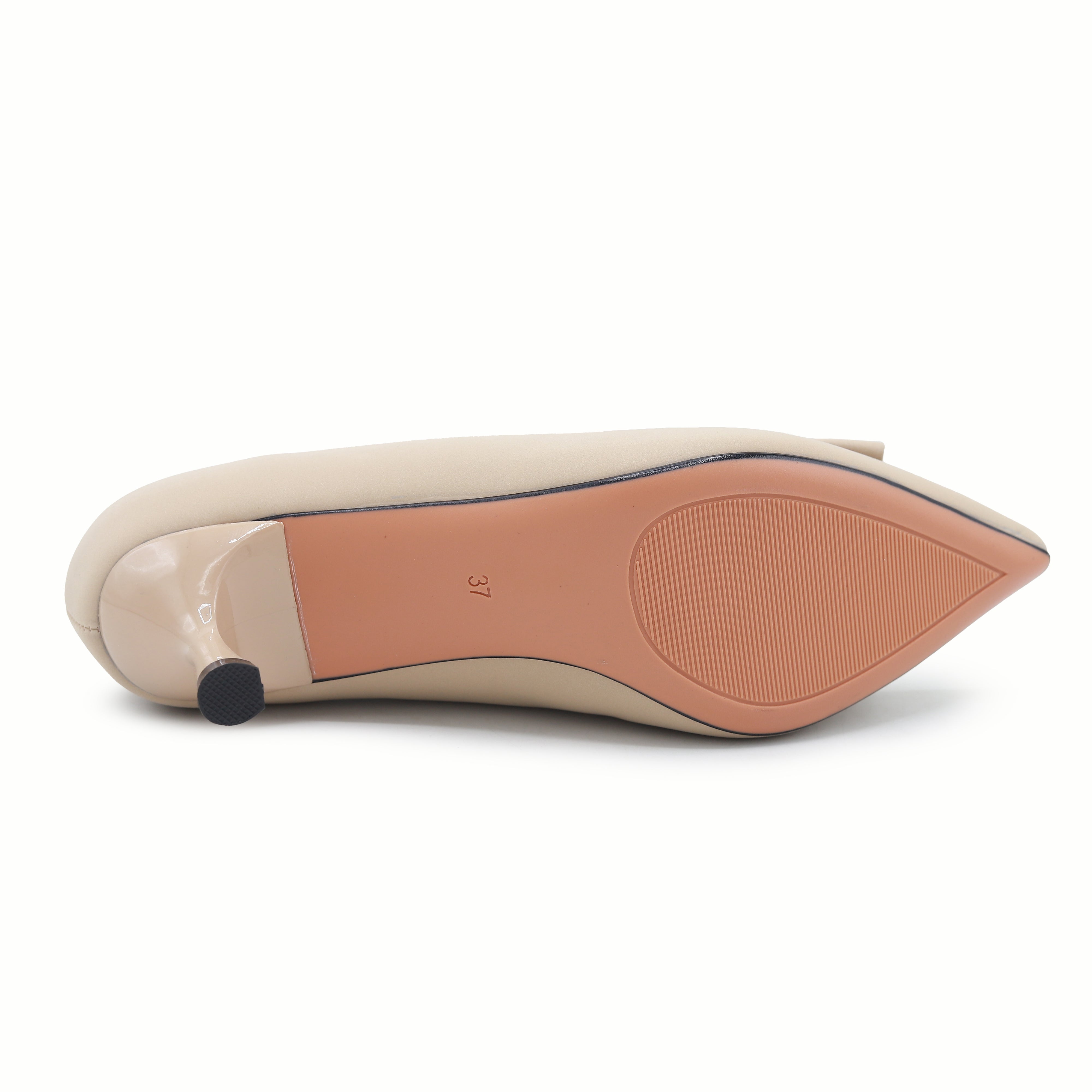 Beige Court Shoes with Buckle - 8108163