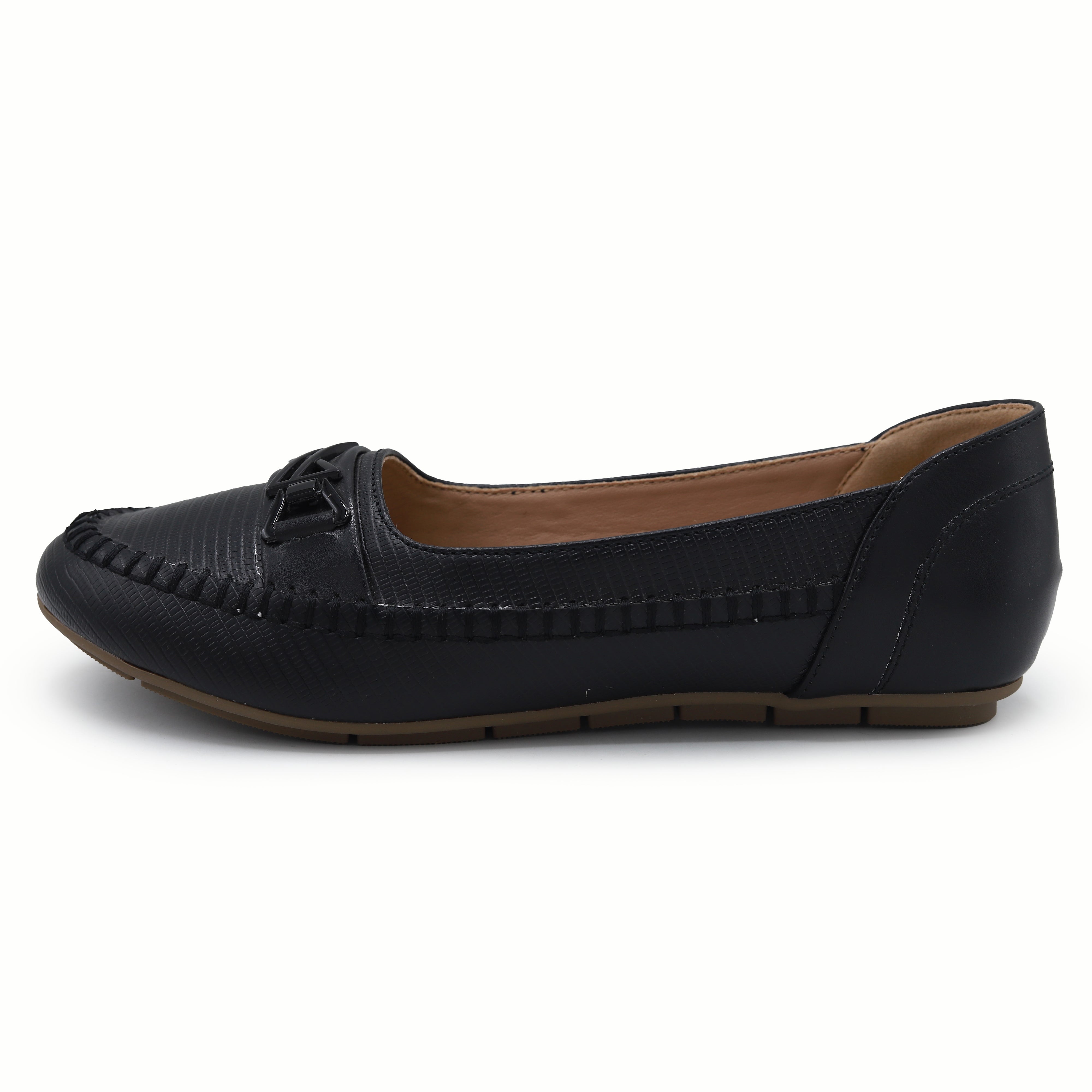 Black Moccasin For Women 8004373