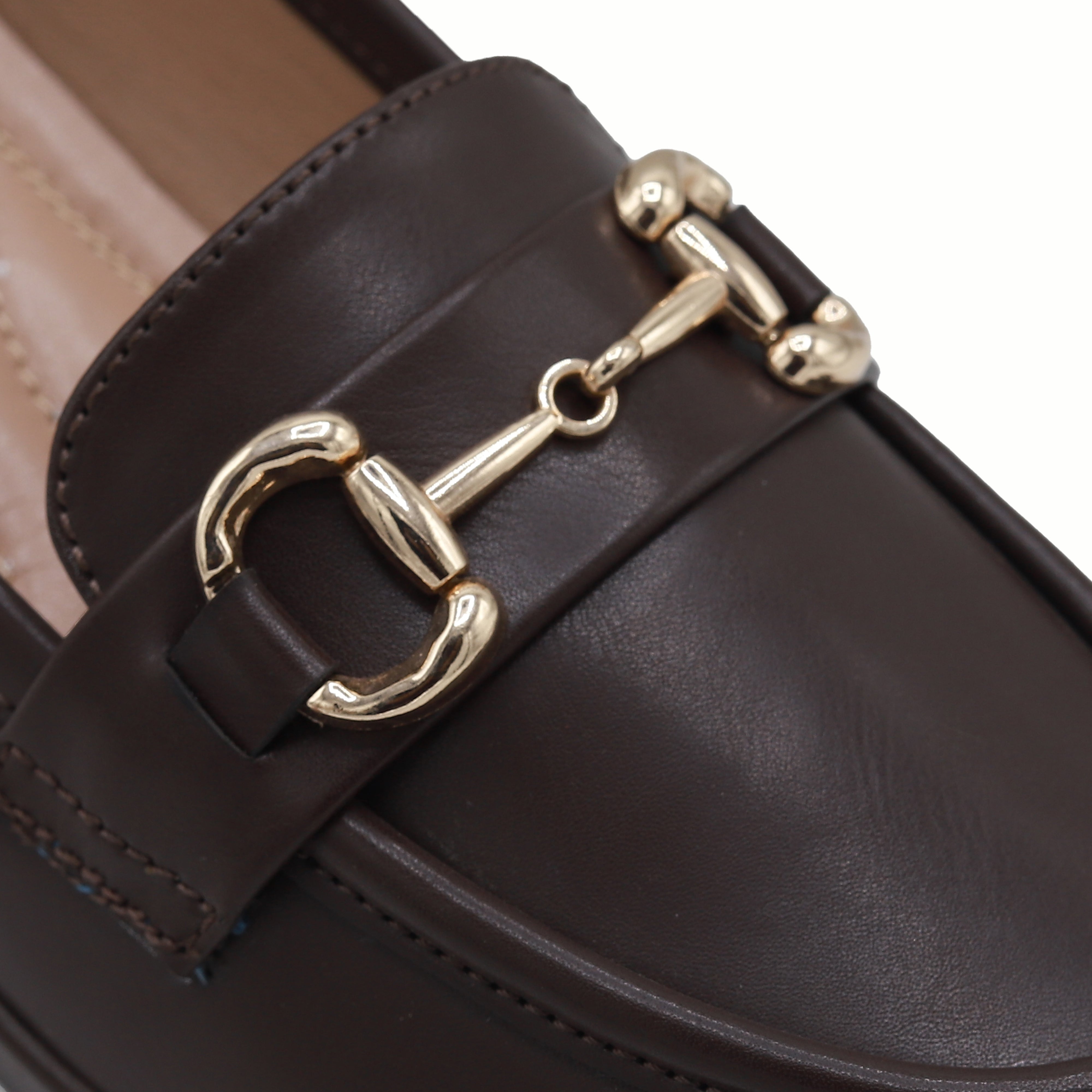 Coffee Women's Wedge Loafers 8004421