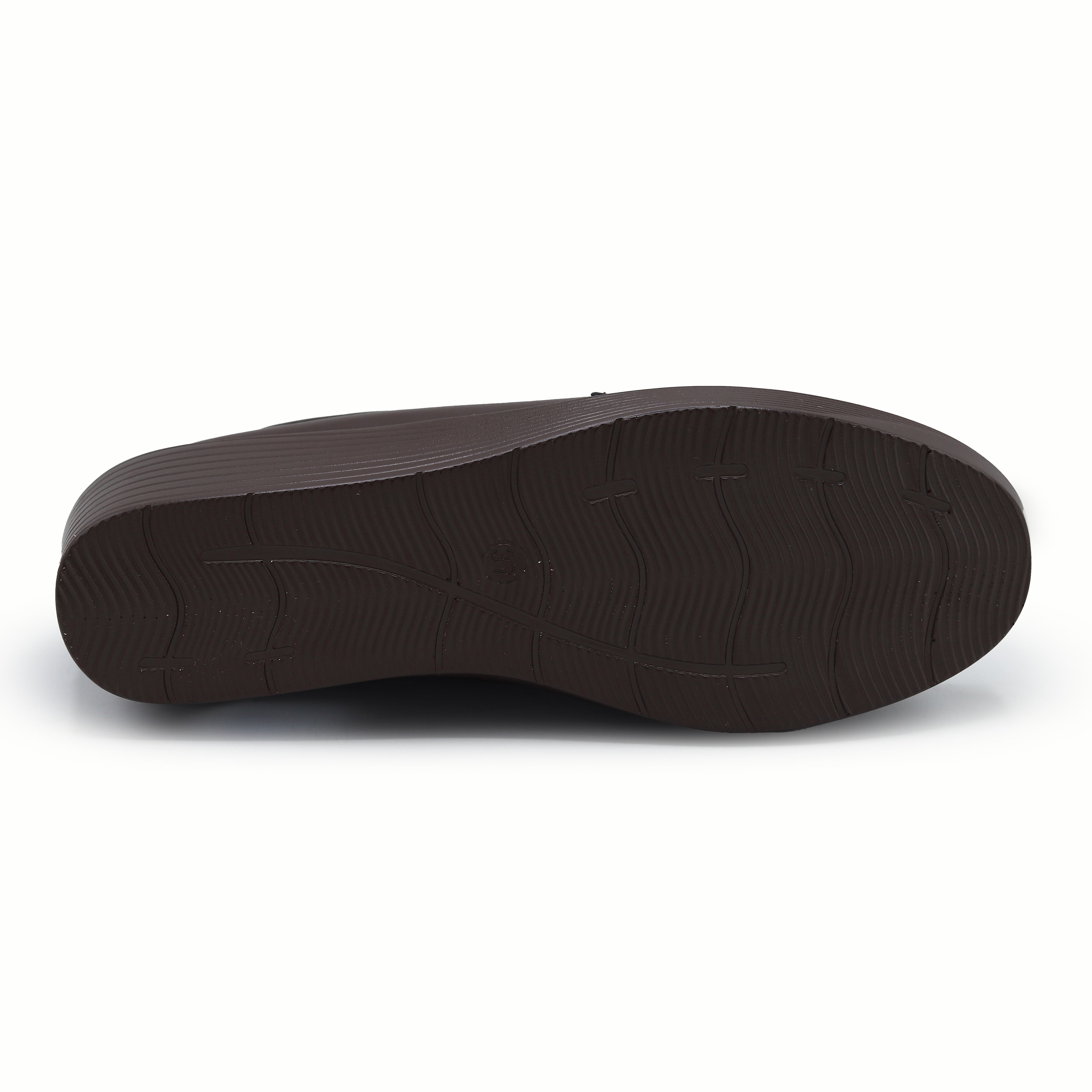 Coffee Women's Wedge Loafers 8004421