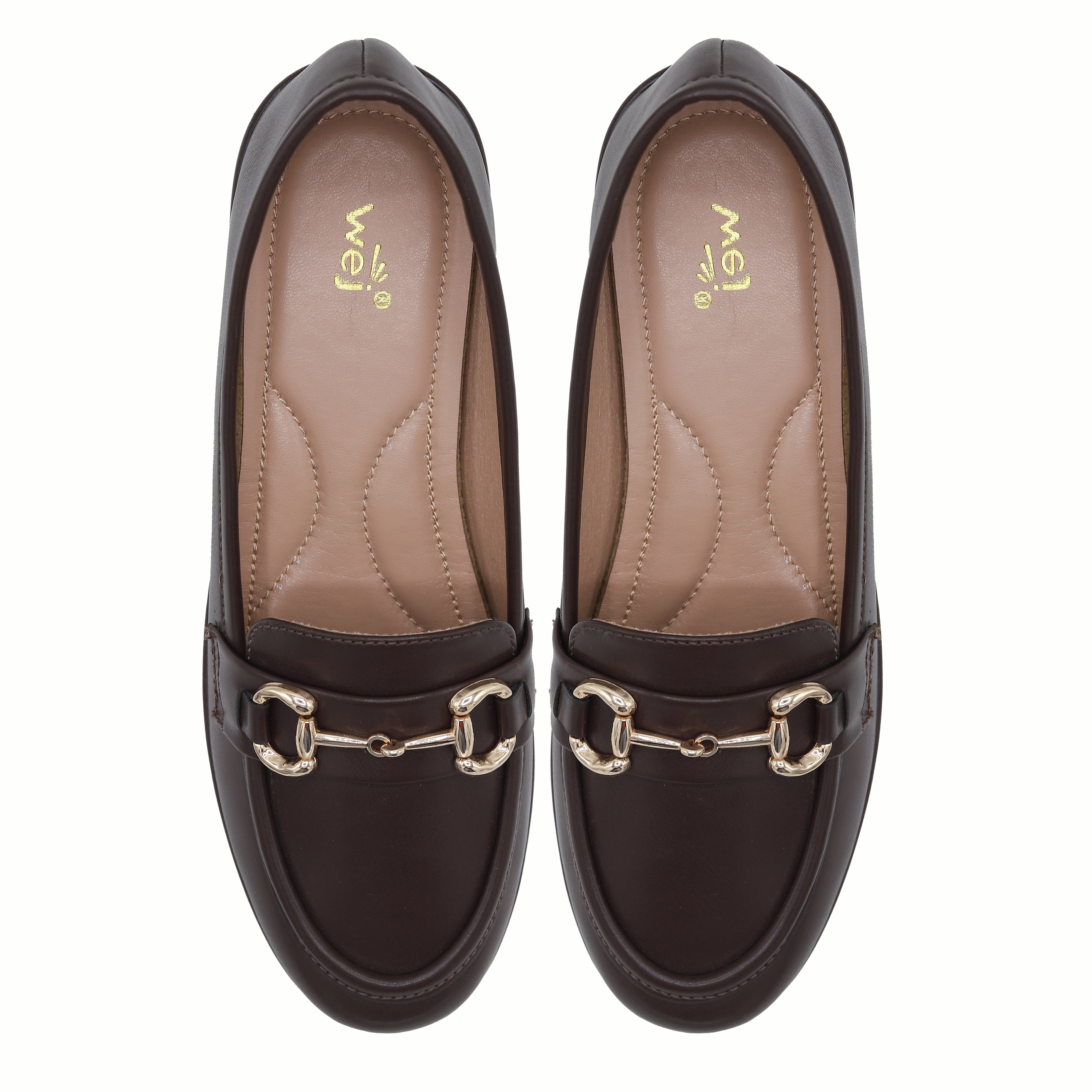 Coffee Women's Wedge Loafers 8004421