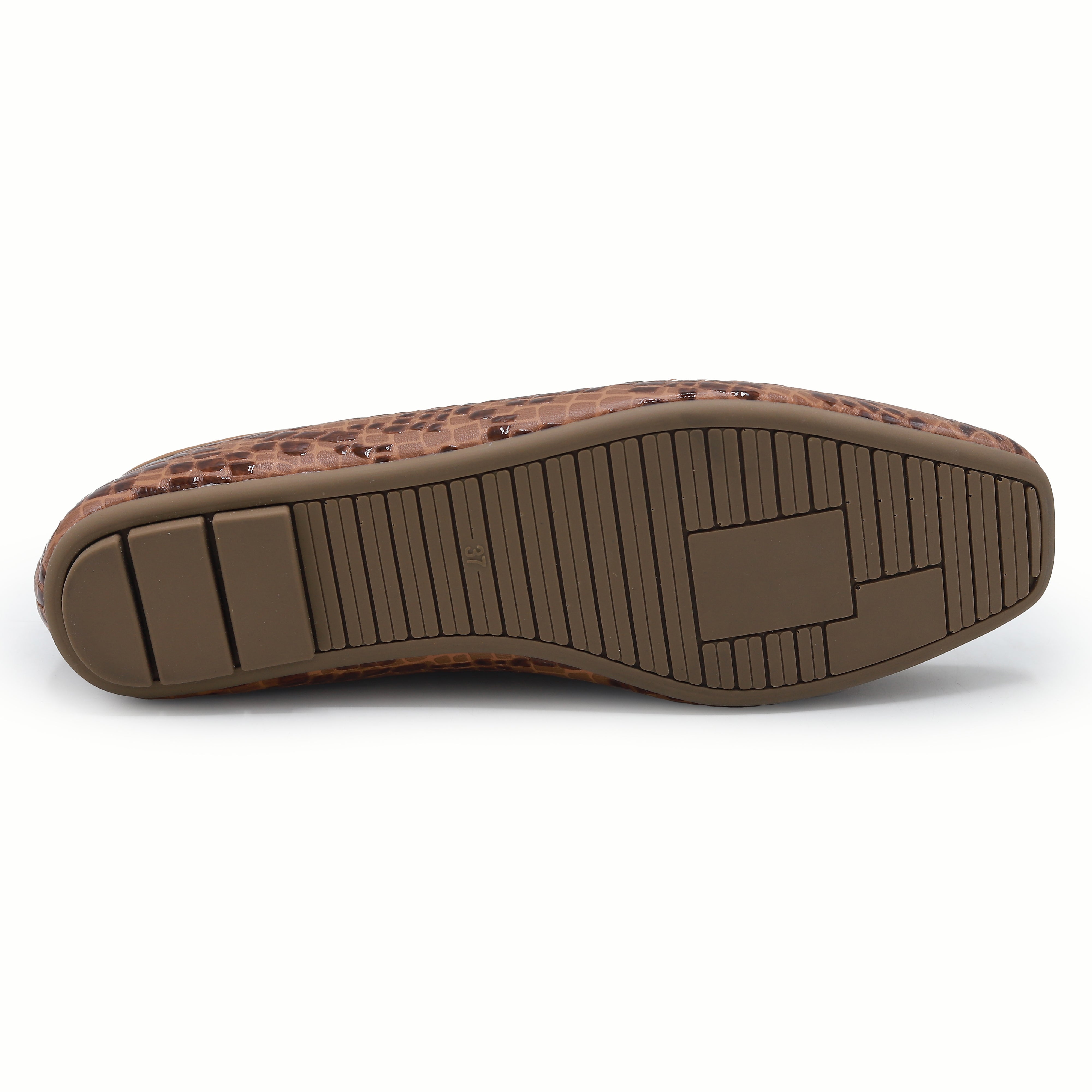 Tan Loafer Flats Women's  Shoes 8004416