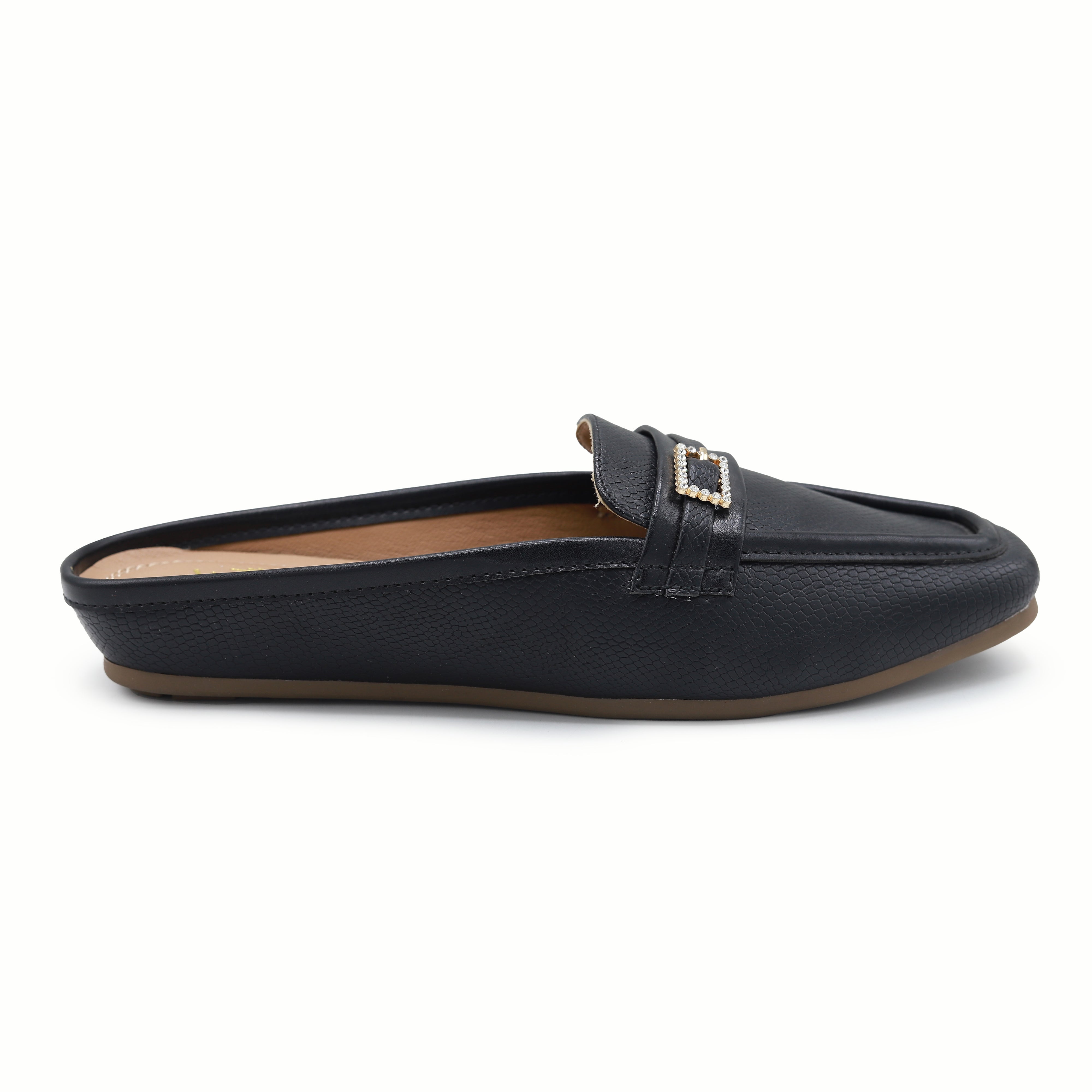 Black Women Half Shoes 8004364