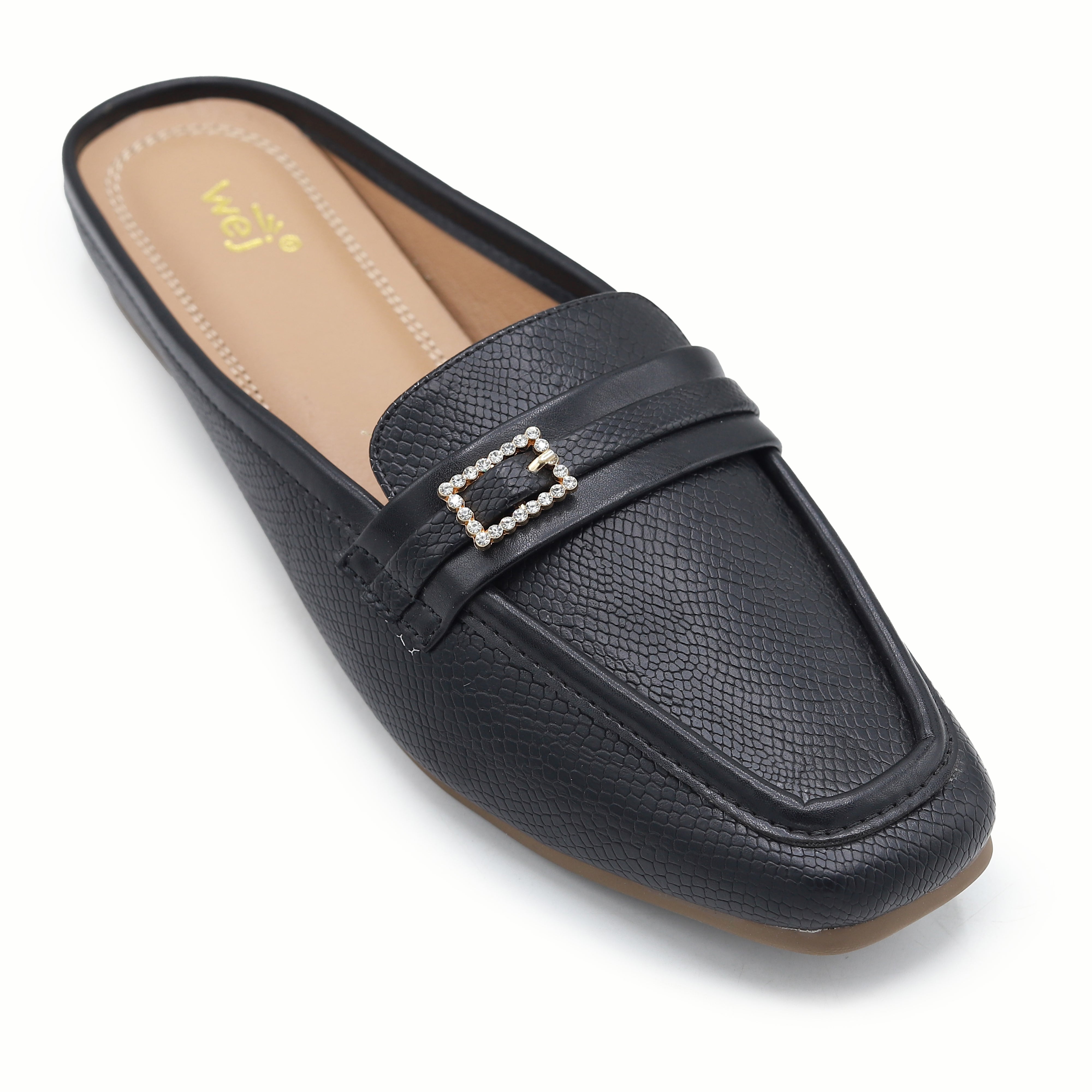 Black Women Half Shoes 8004364