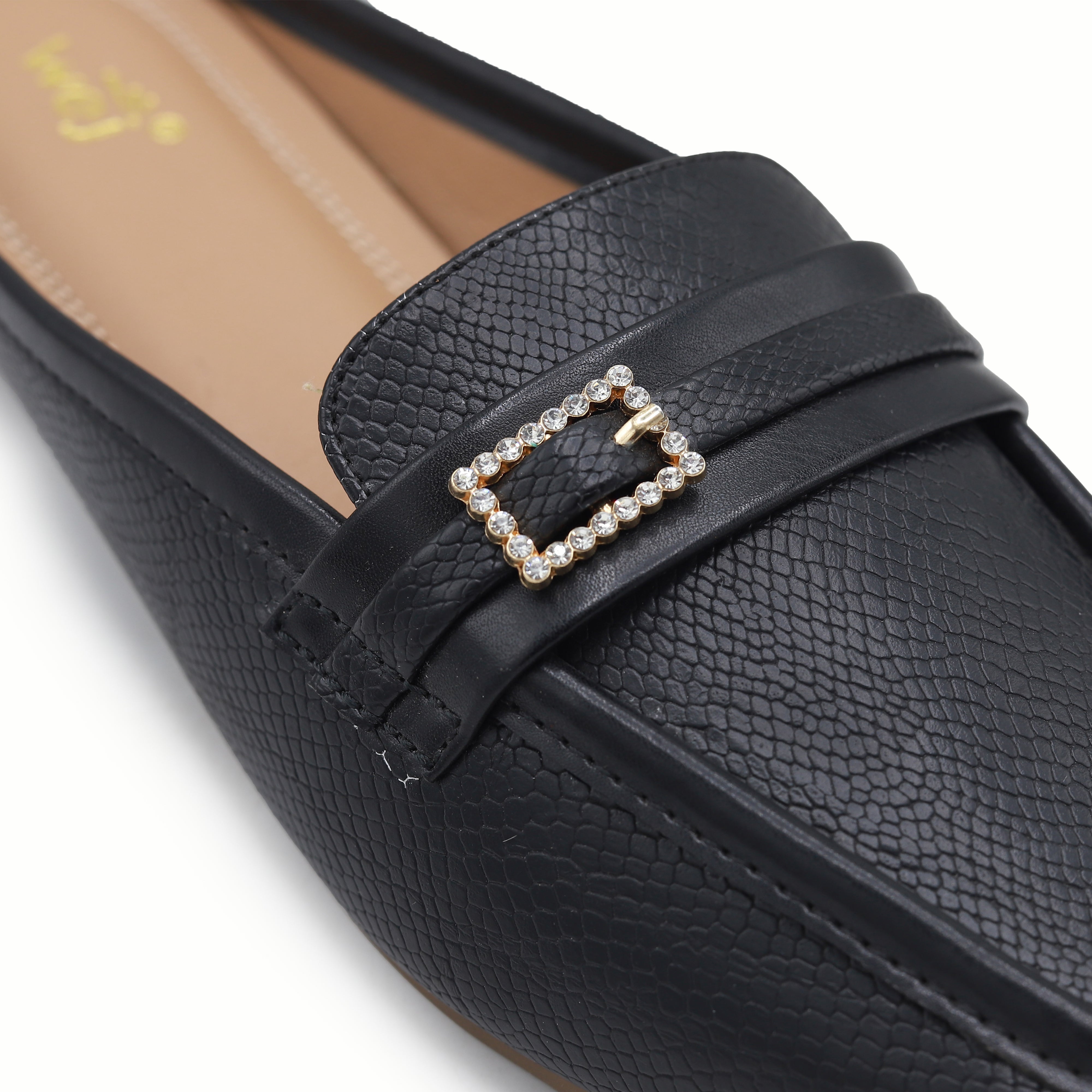 Black Women Half Shoes 8004364