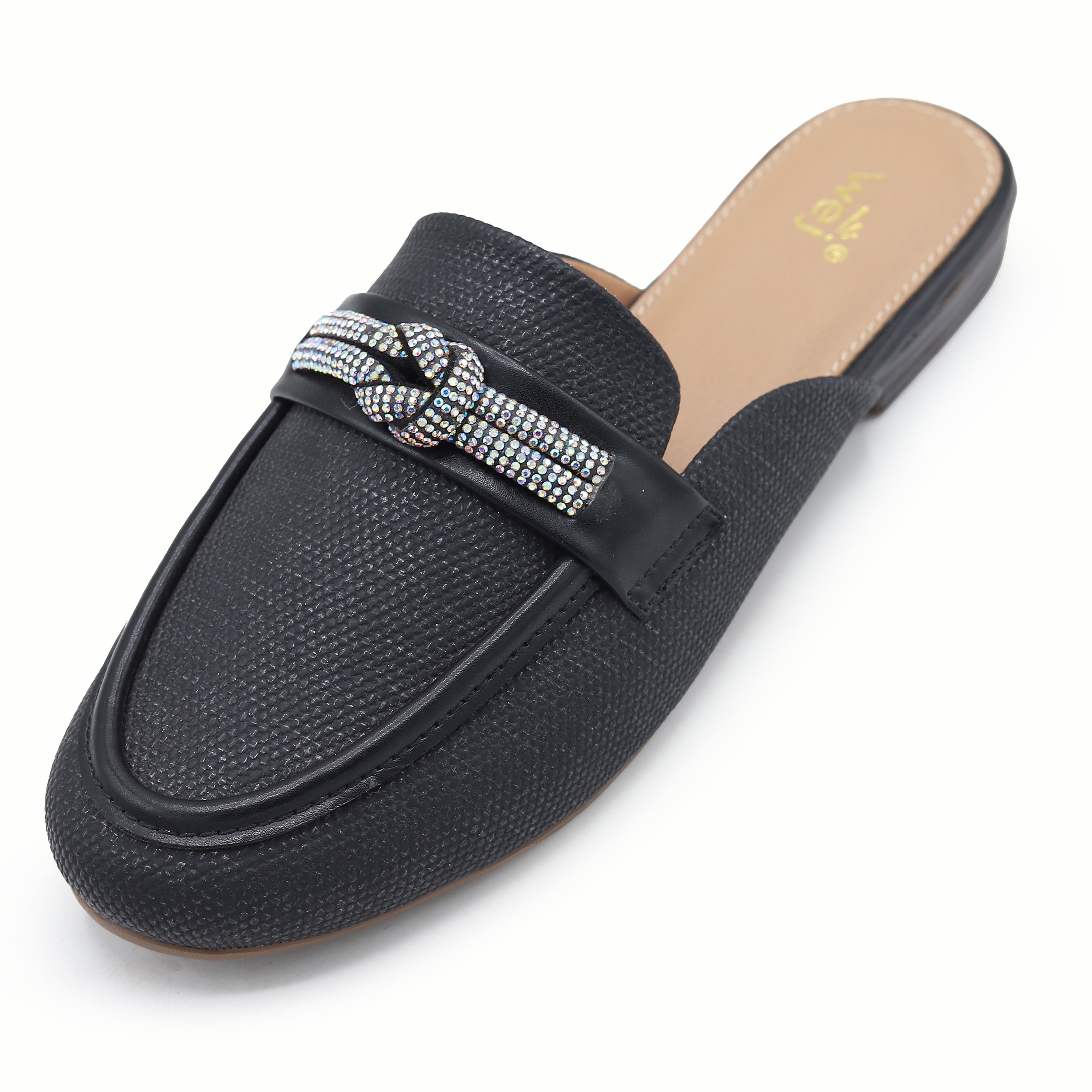 Black Women's Half Shoes 8007200