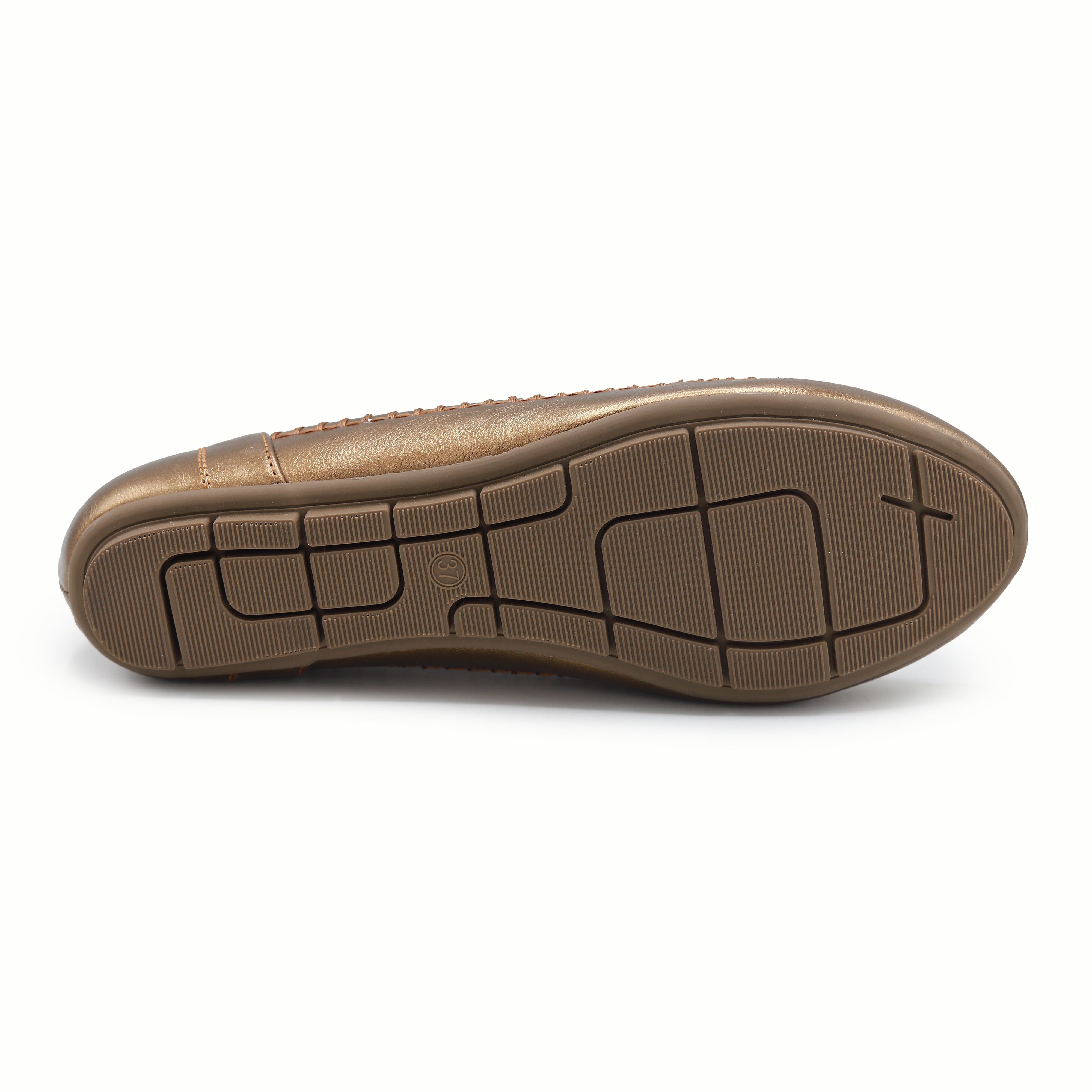 Copper Metallic Loafers 8004377
