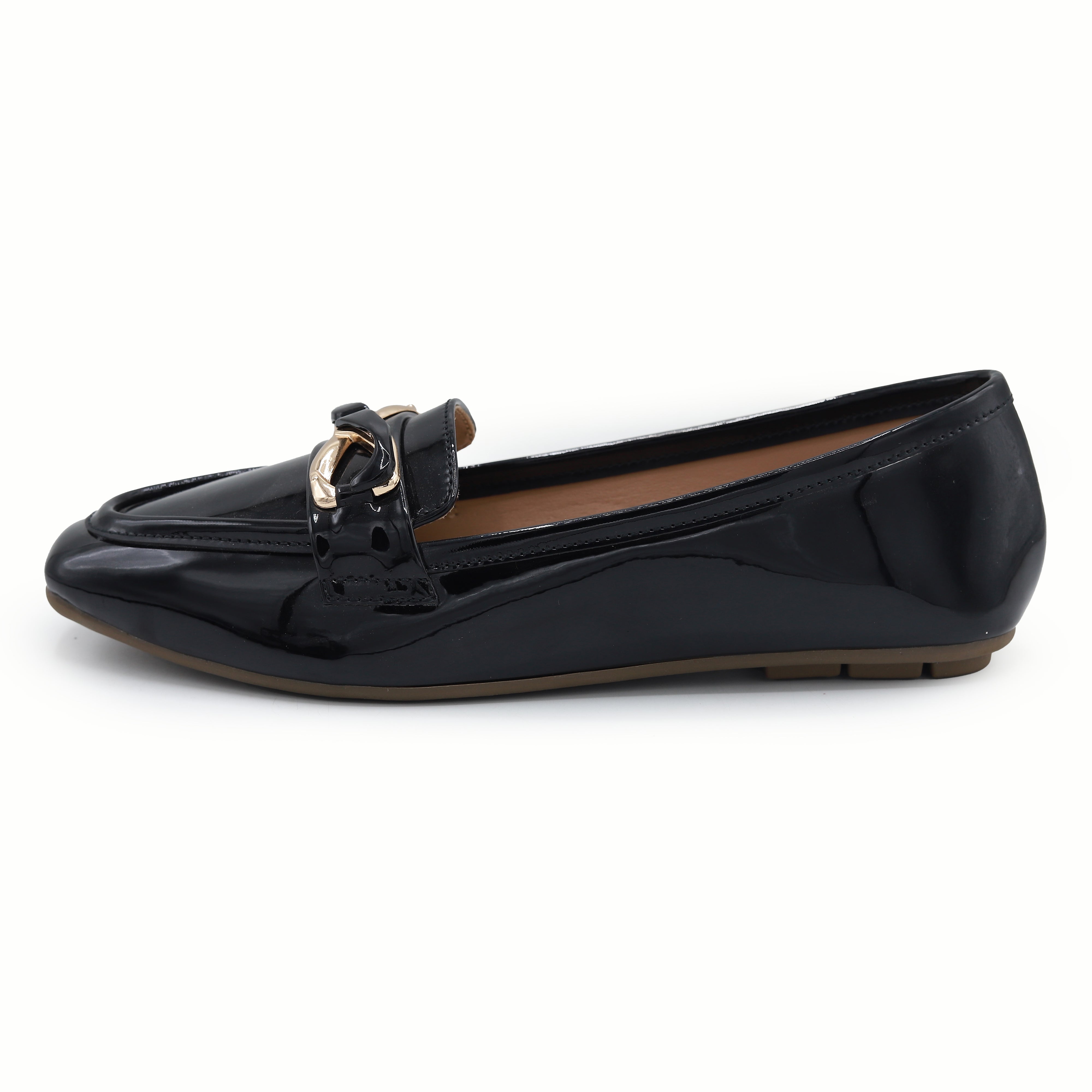 Black Women's Loafers 8004410