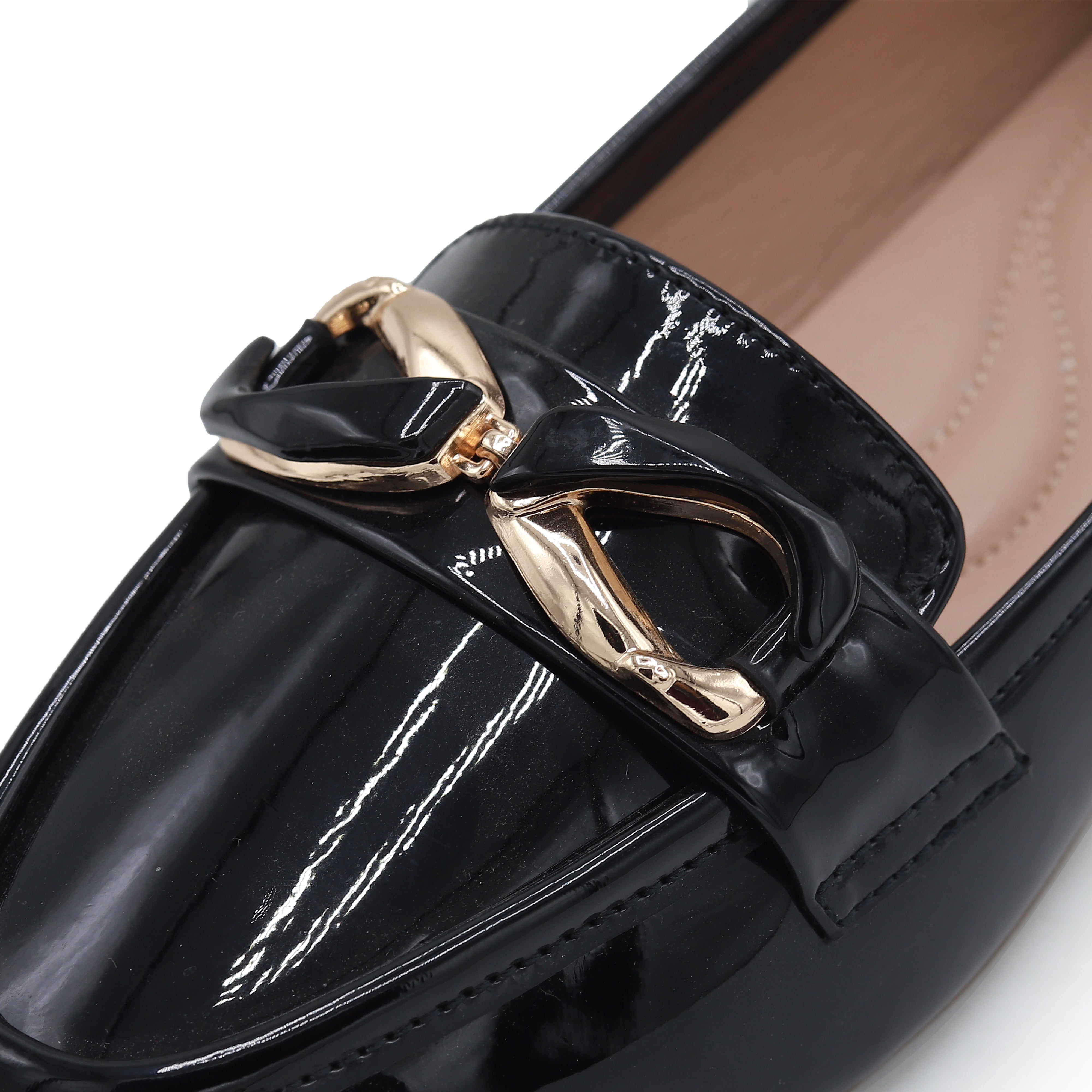 Black Women's Loafers 8004410