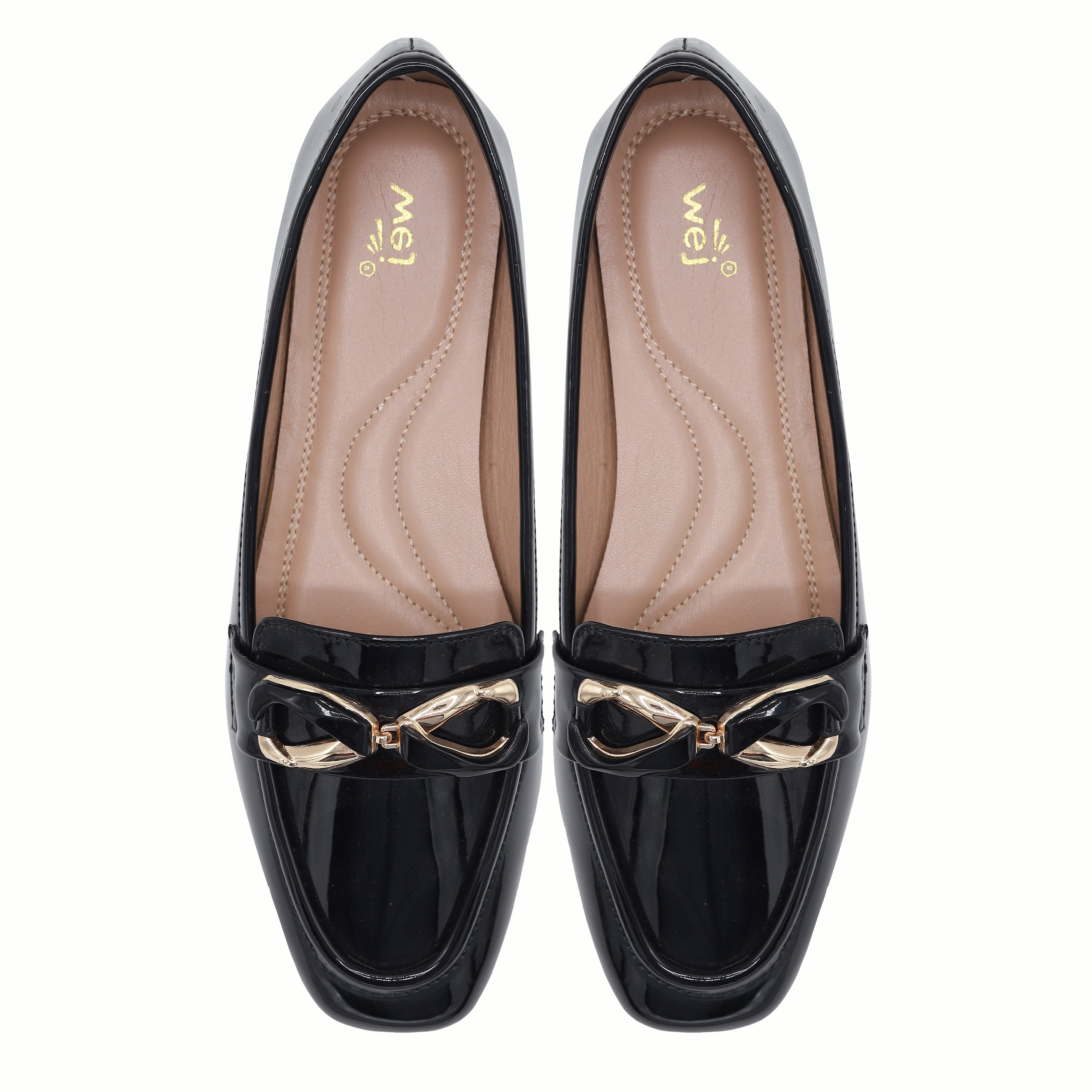 Black Women's Loafers 8004410
