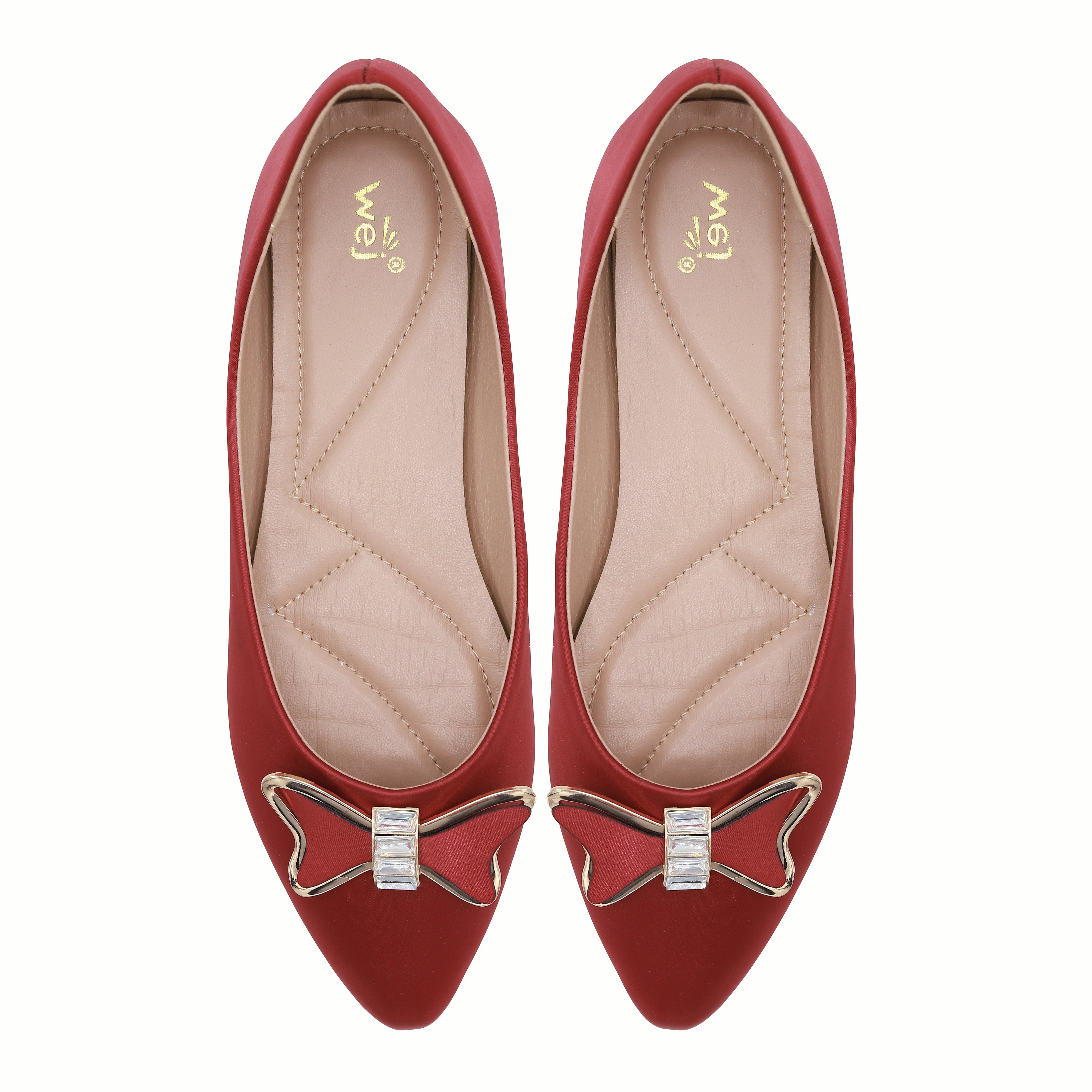 Maroon Women's Comfort Shoes 8006339