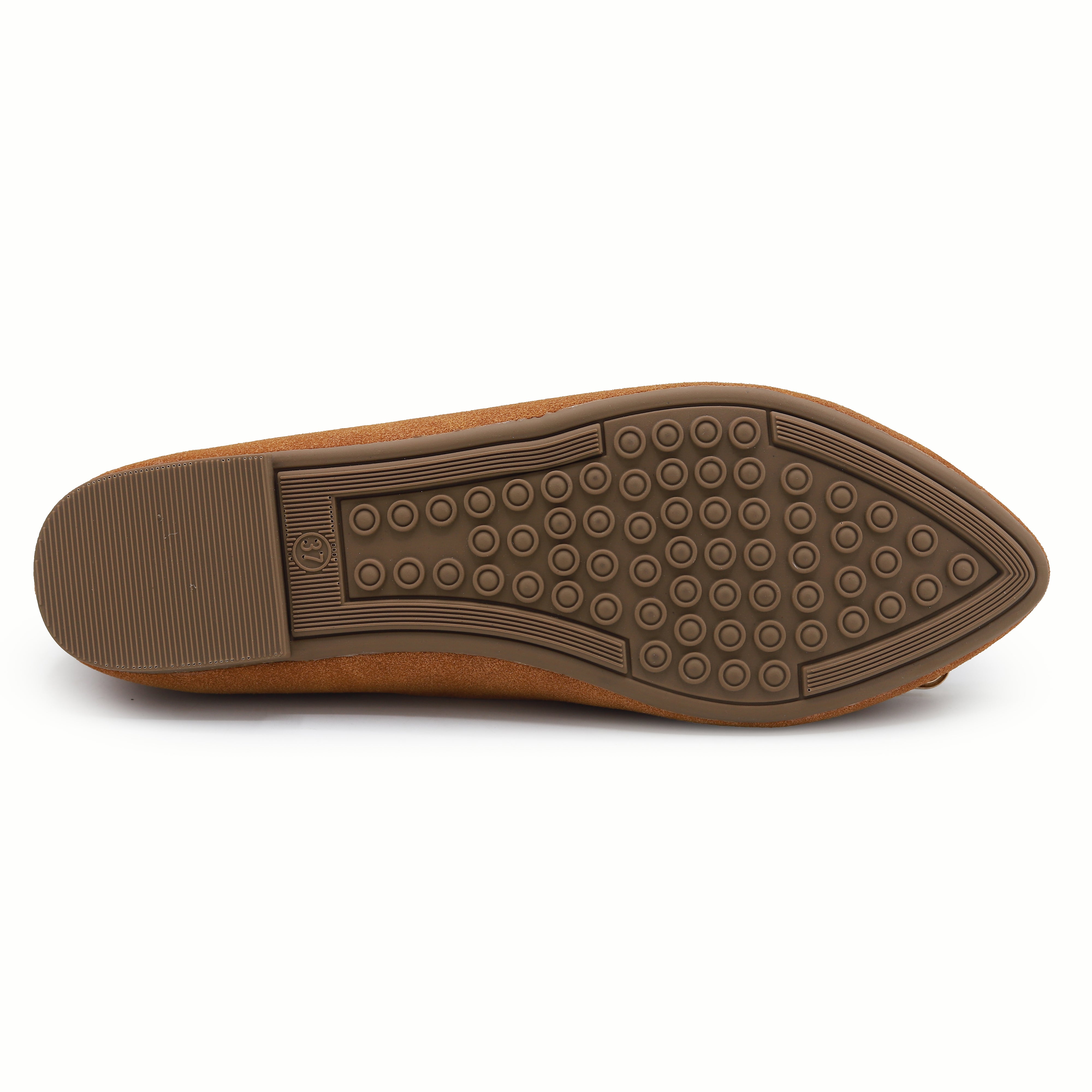 Tan Women's Square Buckle 8006347