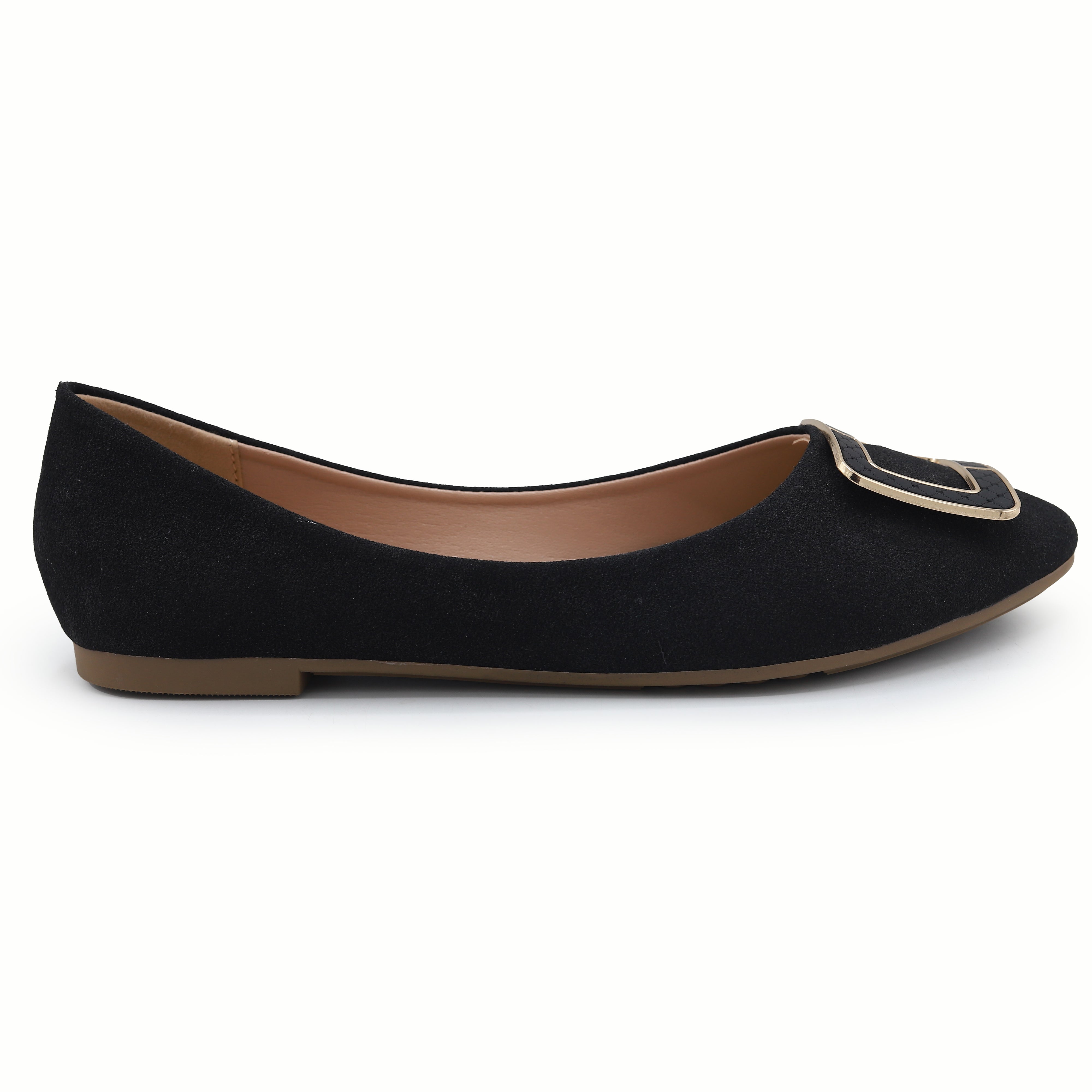 Black Women's Gold Buckle 8006347