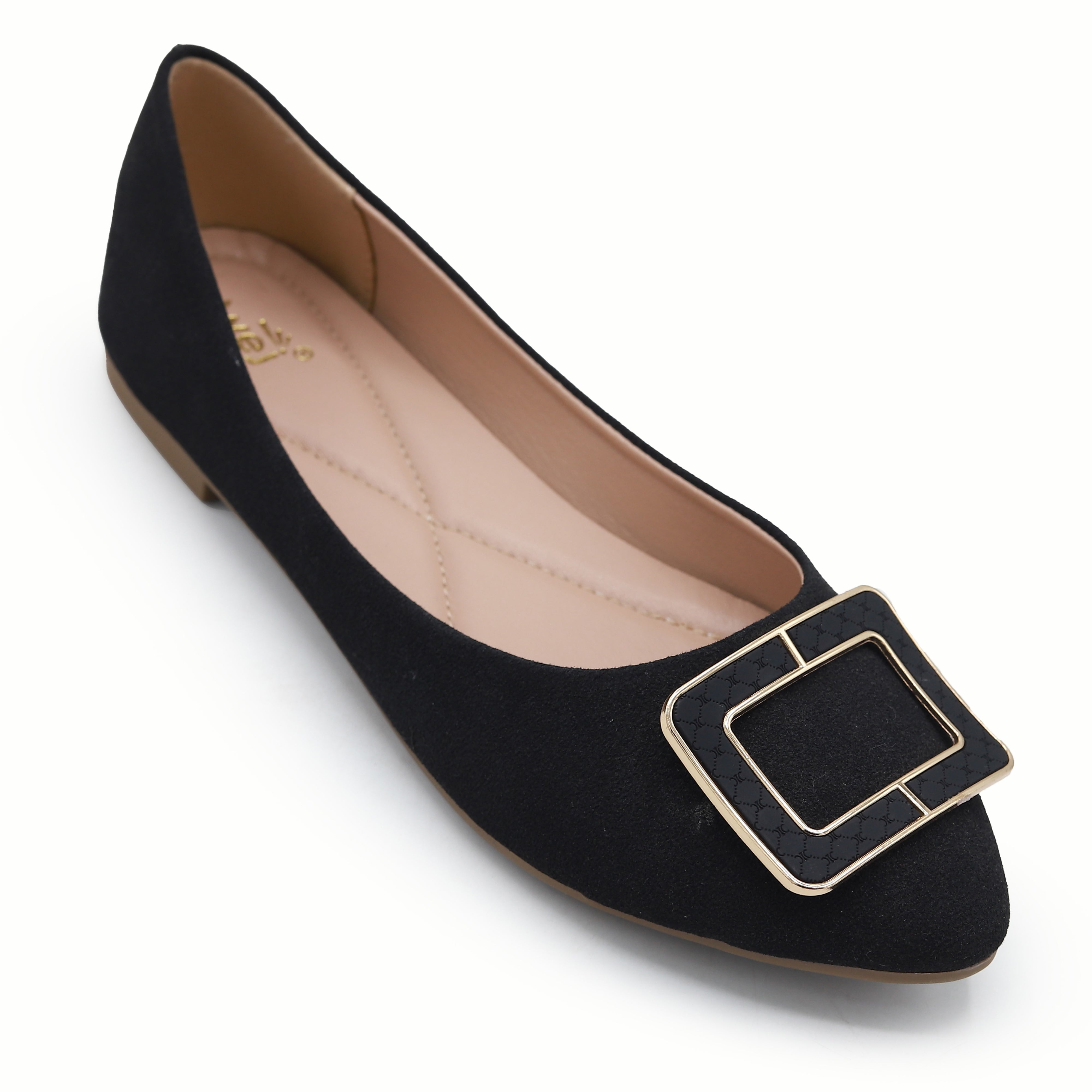 Black Women's Gold Buckle 8006347