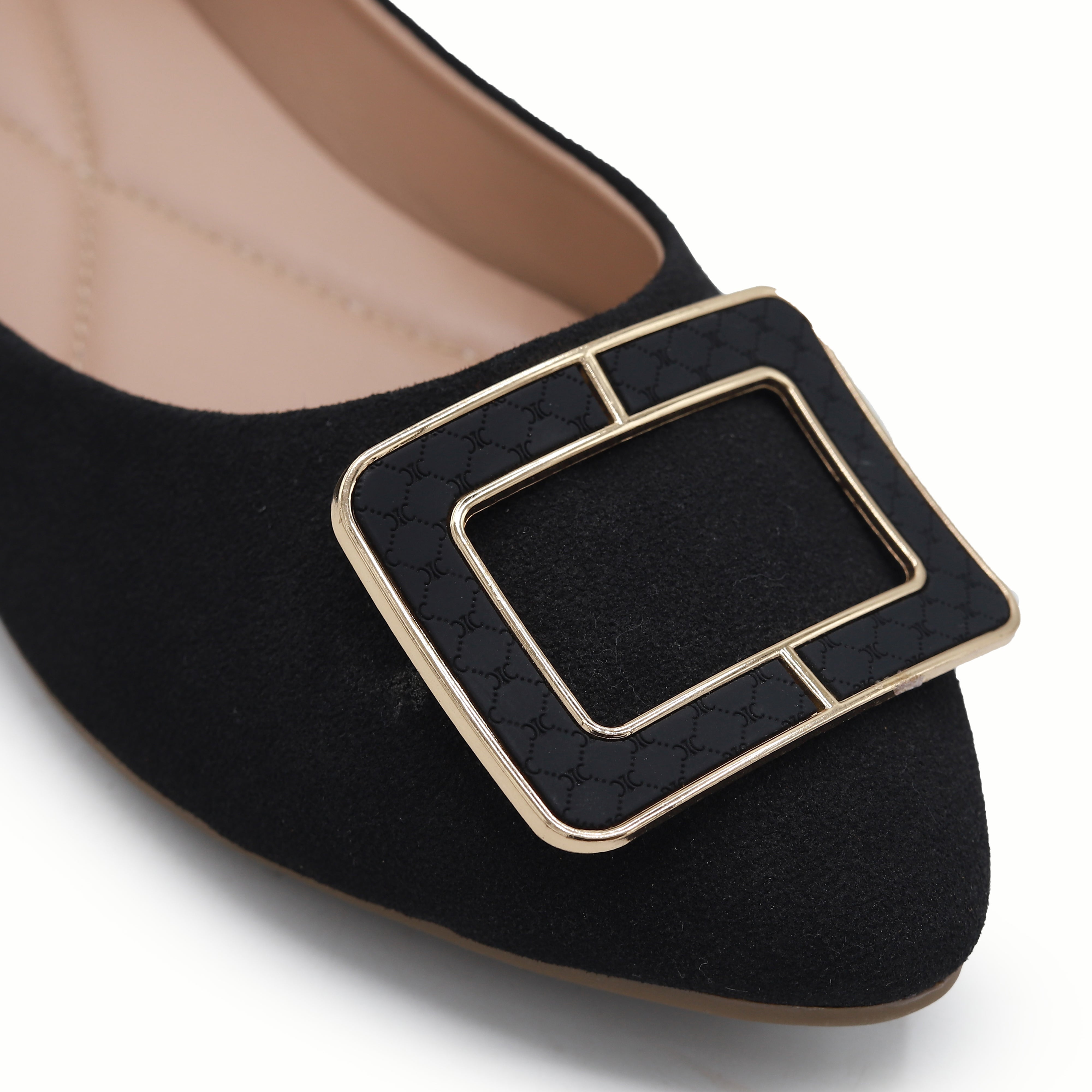 Black Women's Gold Buckle 8006347