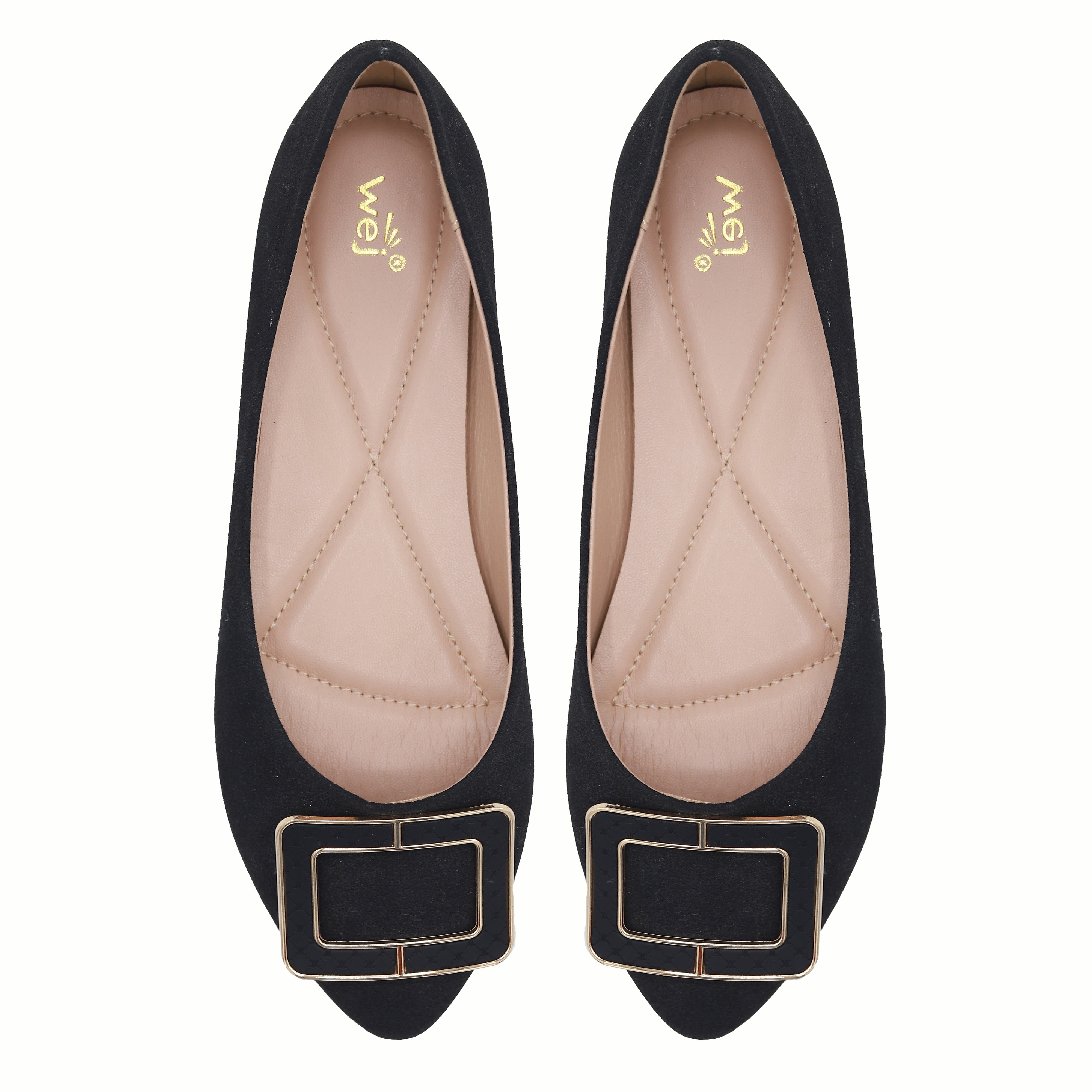 Black Women's Gold Buckle 8006347