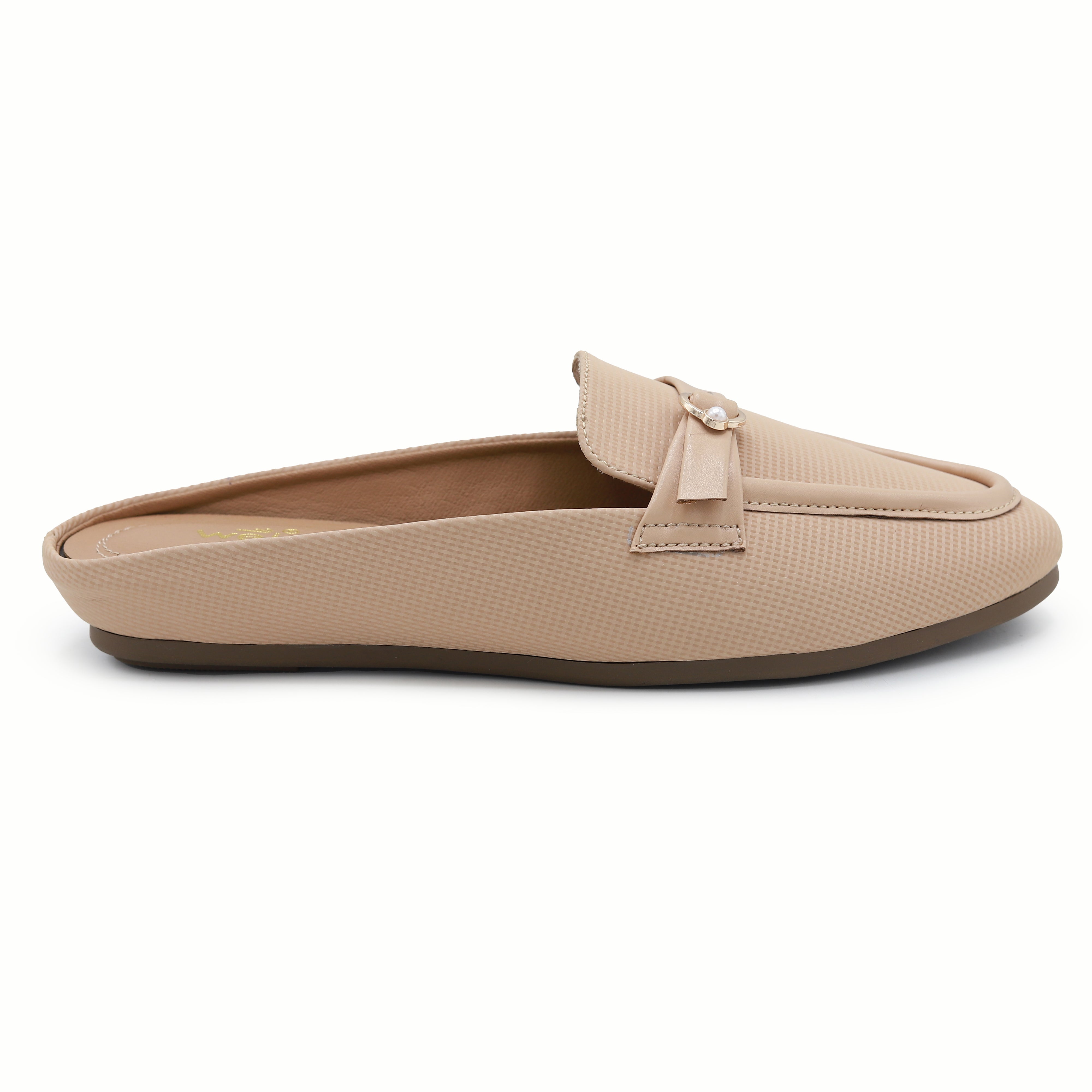 Beige Women Half Shoes 8004327