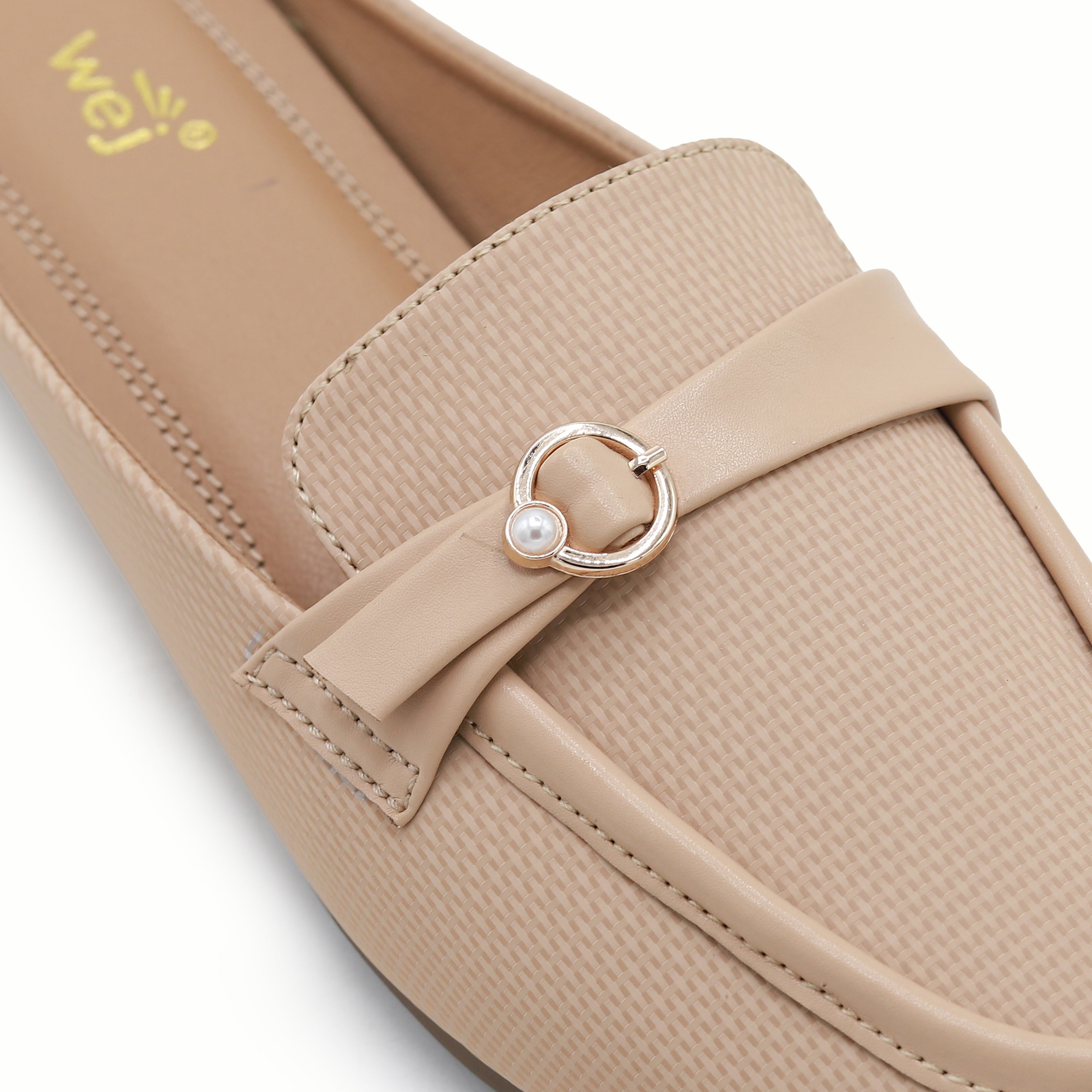 Beige Women Half Shoes 8004327
