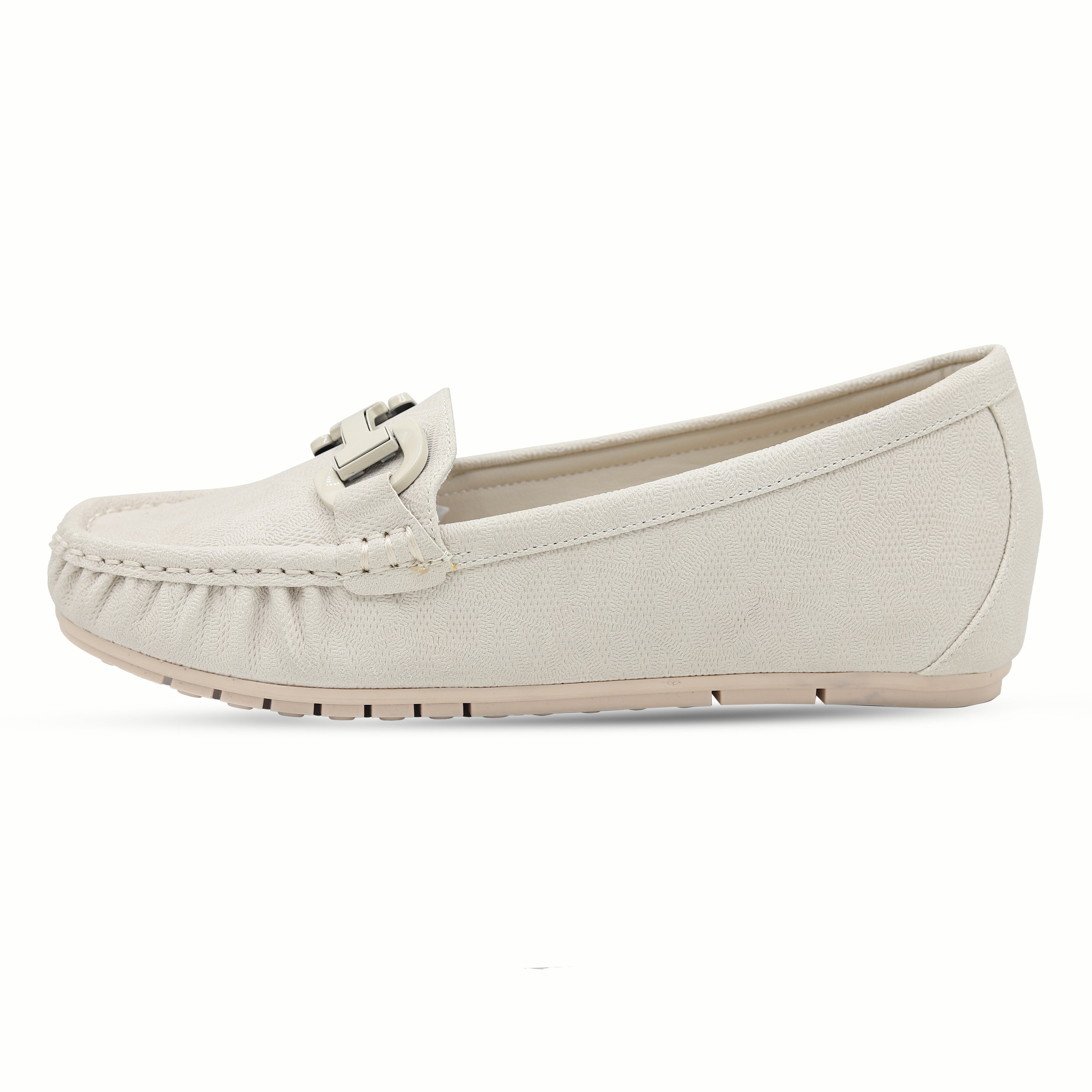 Off-White Moccasins - Women's Comfort Loafers 8004358 Fawn