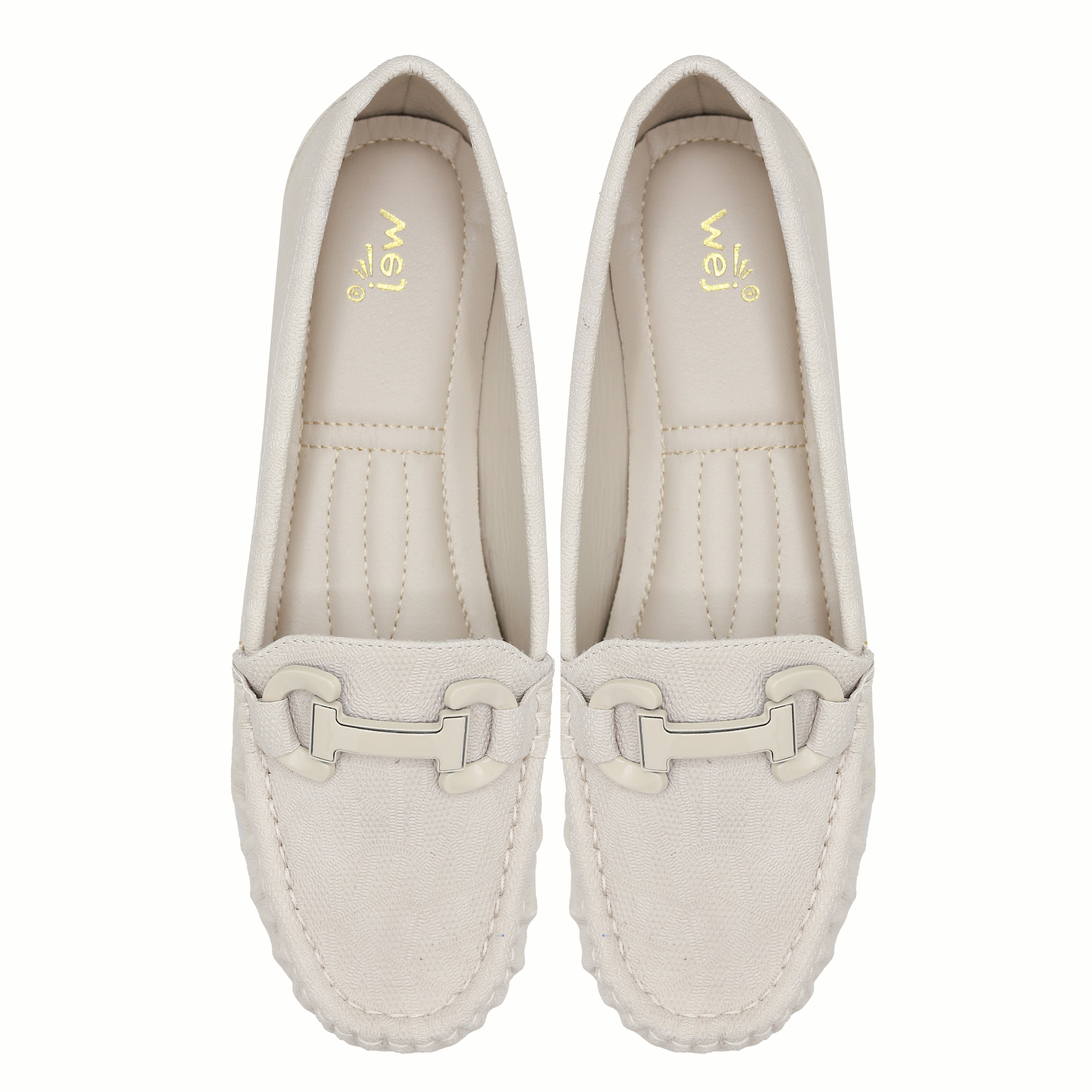 Off-White Moccasins - Women's Comfort Loafers 8004358 Fawn