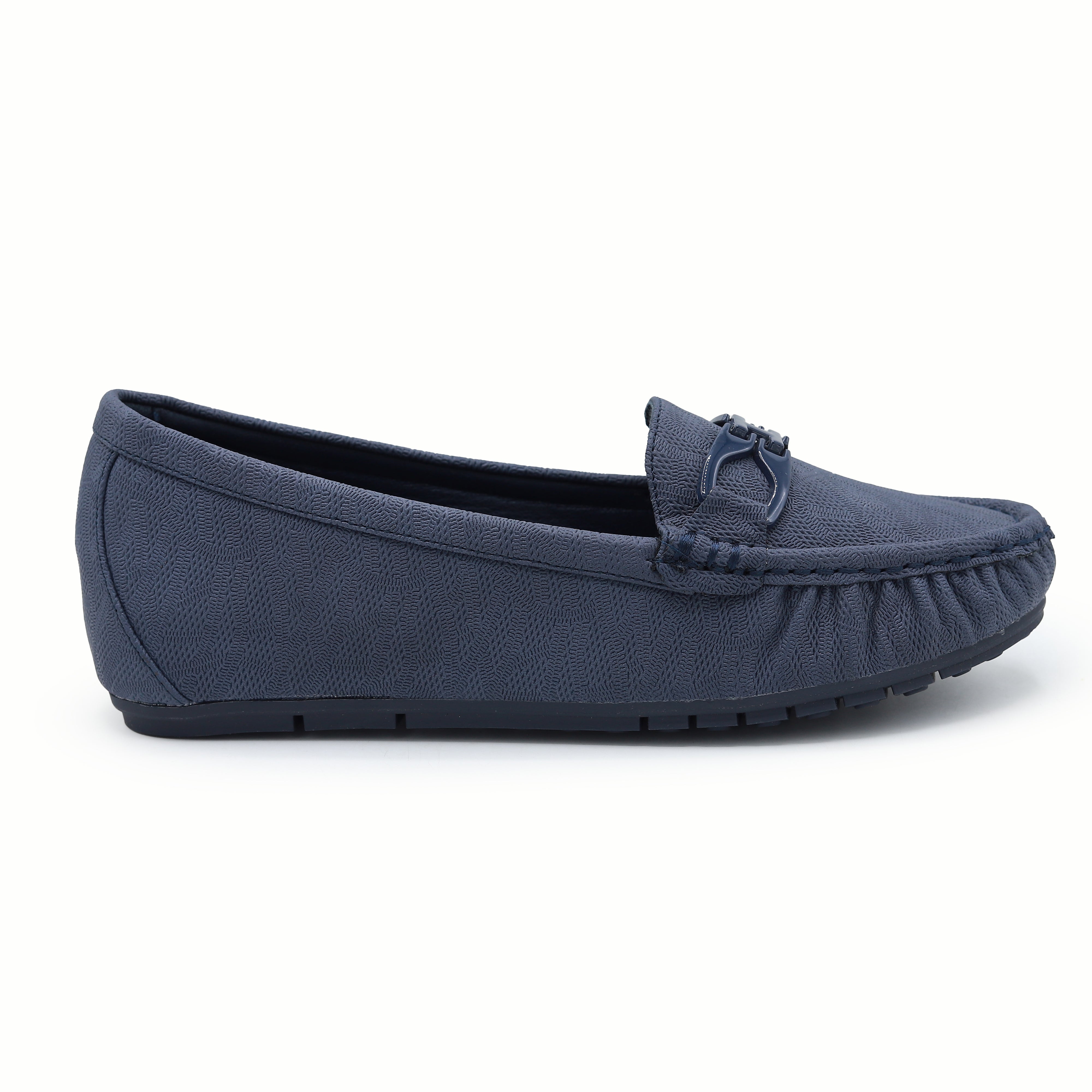 Blue Moccasin Loafers - Women's Shoes 8004363 Navy