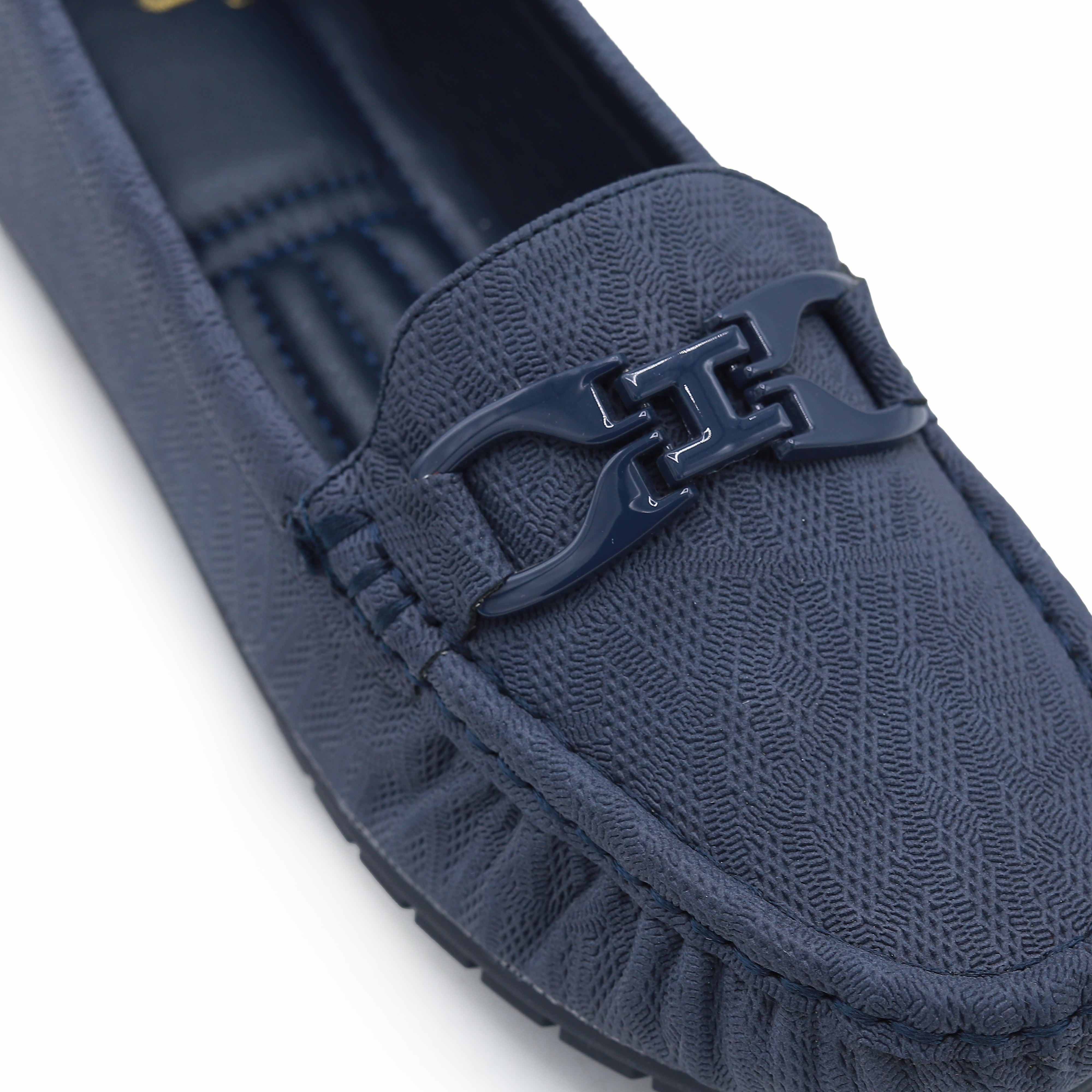 Blue Moccasin Loafers - Women's Shoes 8004363 Navy