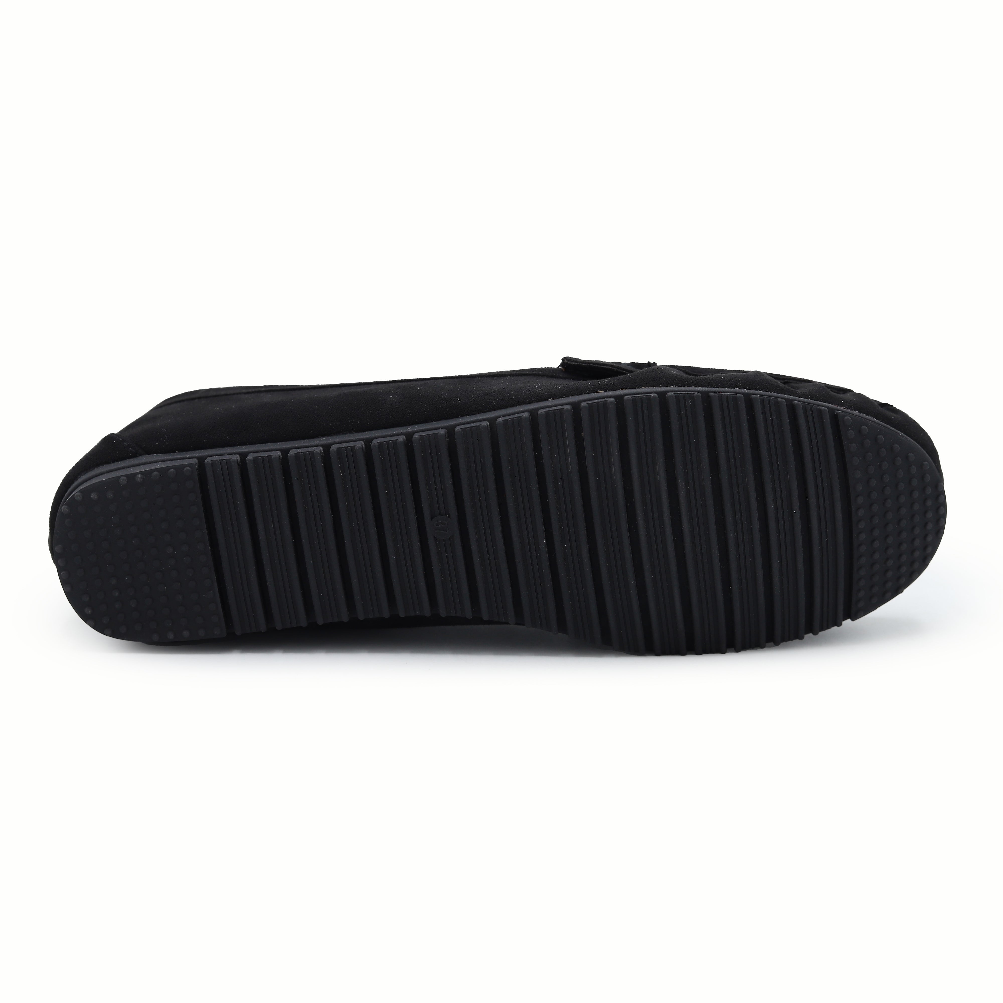 Women's Crystal Chain Comfort Flats 8004345 Black