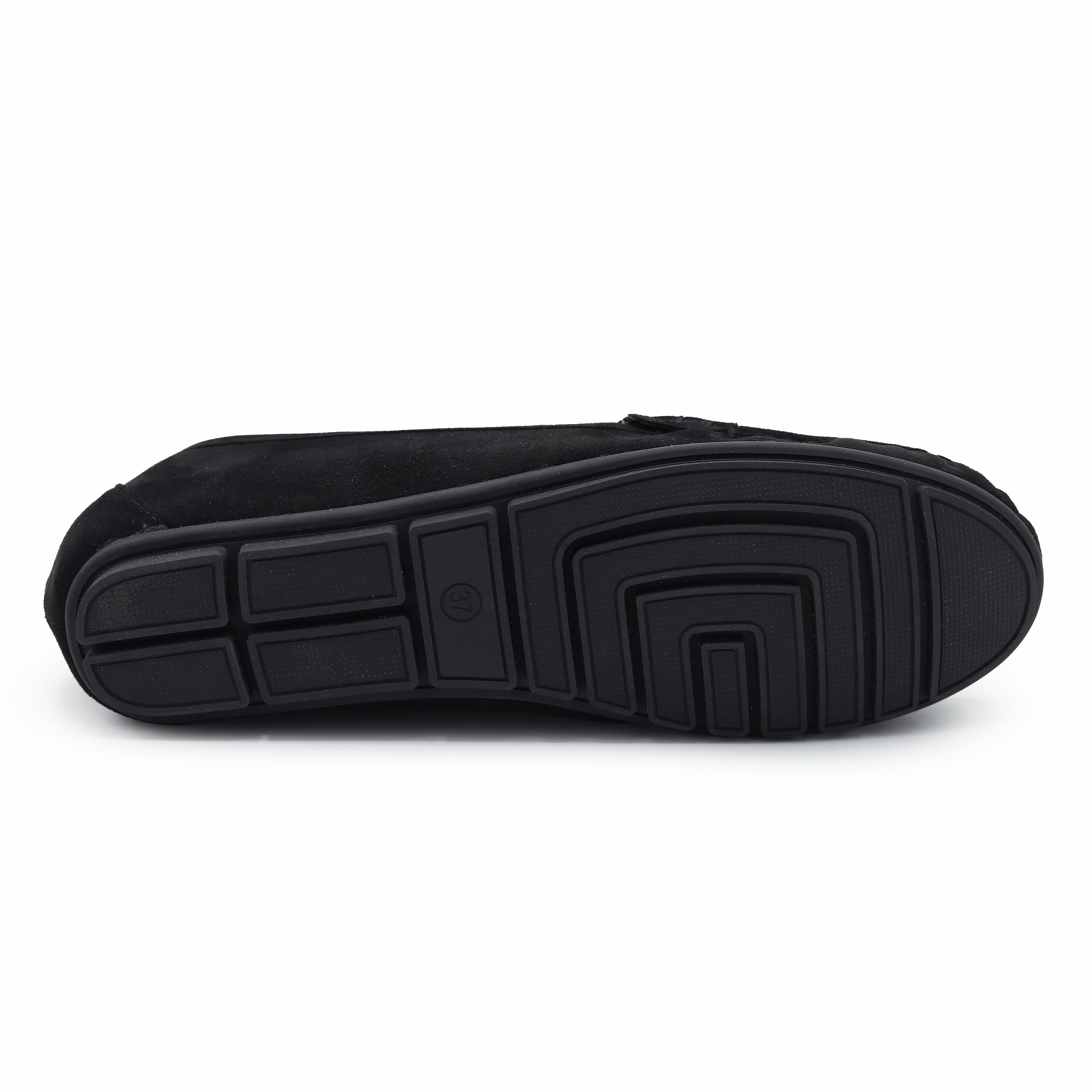 Black Suede Moccasins Women's Comfort Loafers 8004360 Black