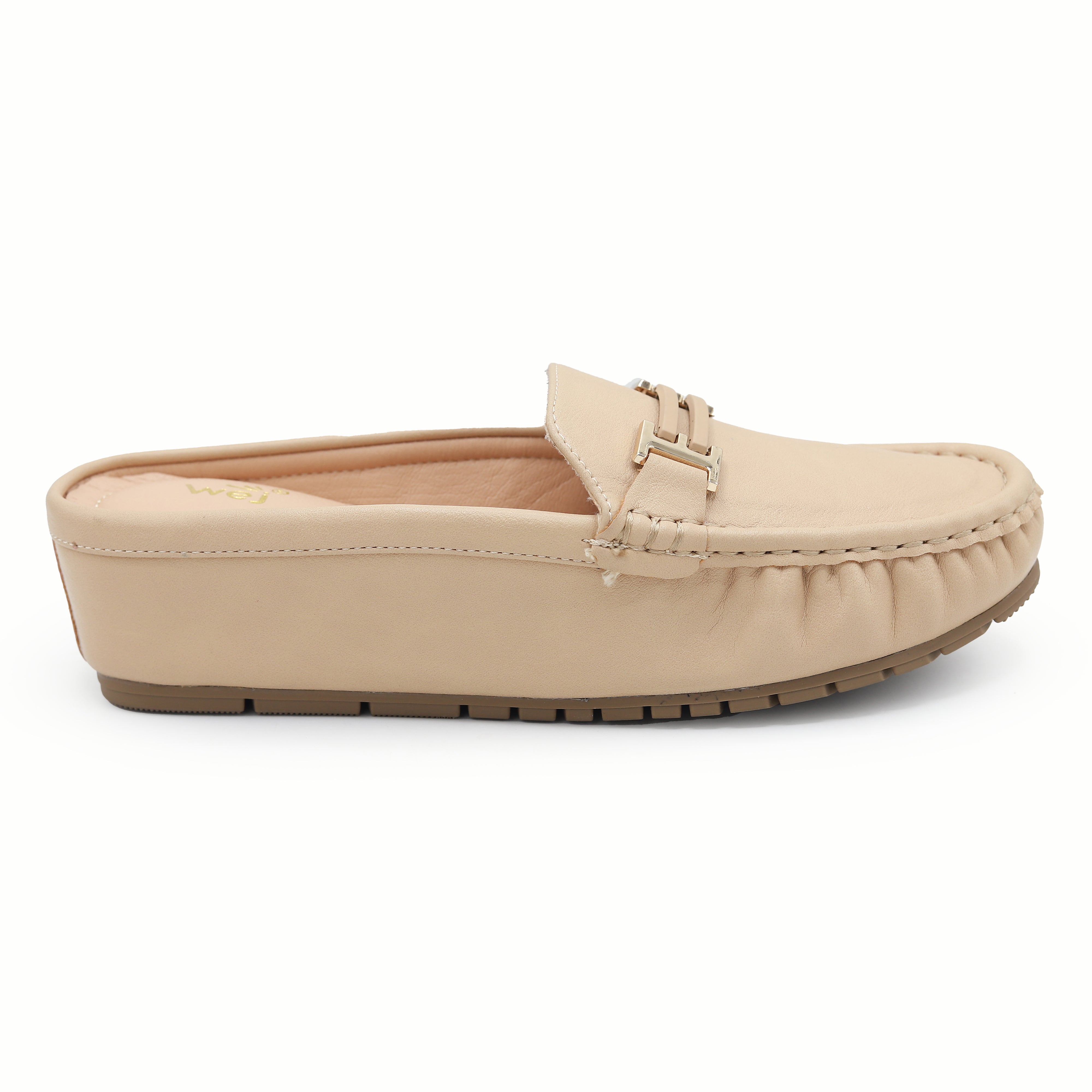 Chic Beige Loafer Mules 8007222 Beige